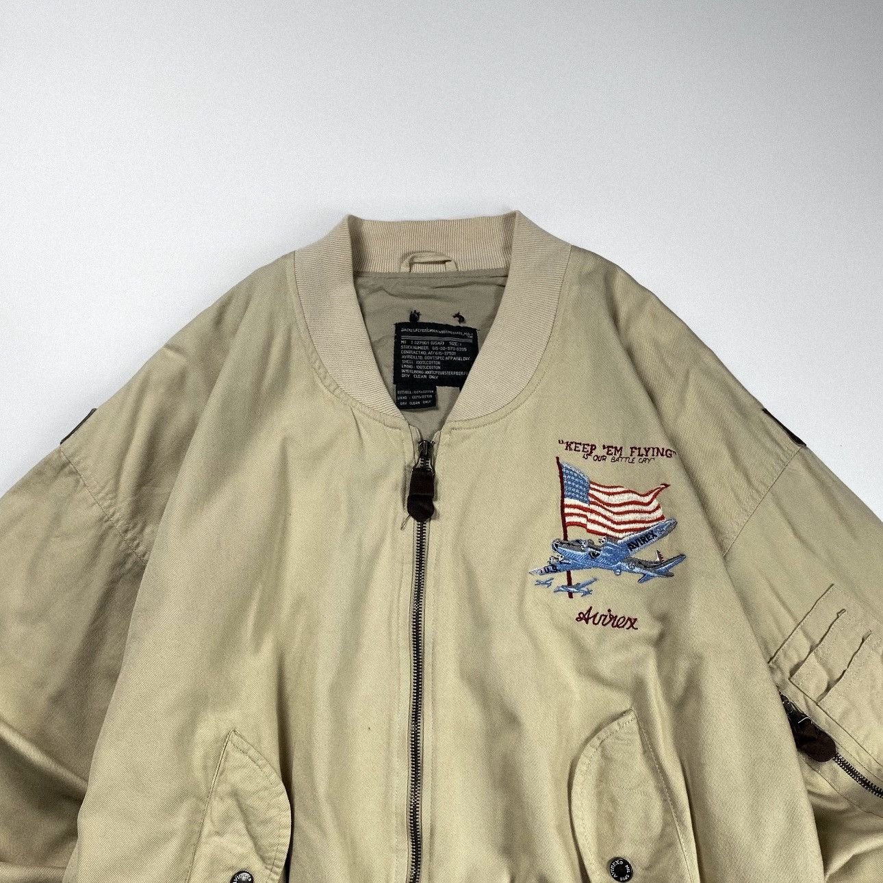 Avirex Avirex USA Bomber Jacket Vintage Size US L / EU 52-54 / 3 - 3 Thumbnail