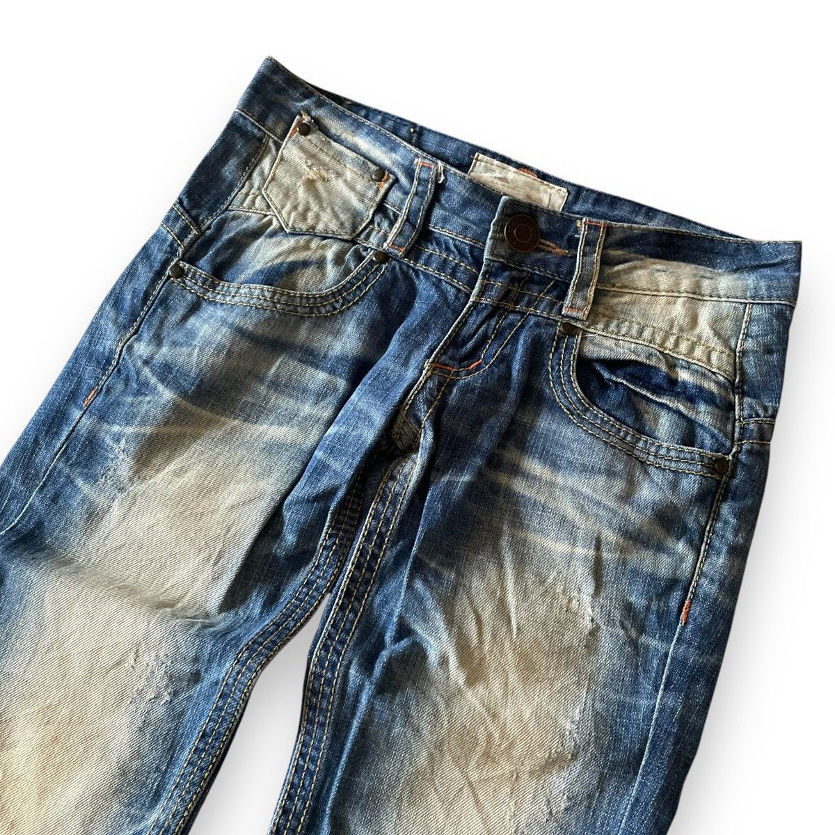 If Six Was Nine Original Flare Y2K Look Lolita Jeans Rusty Size US 30 / EU 46 - 2 Thumbnail