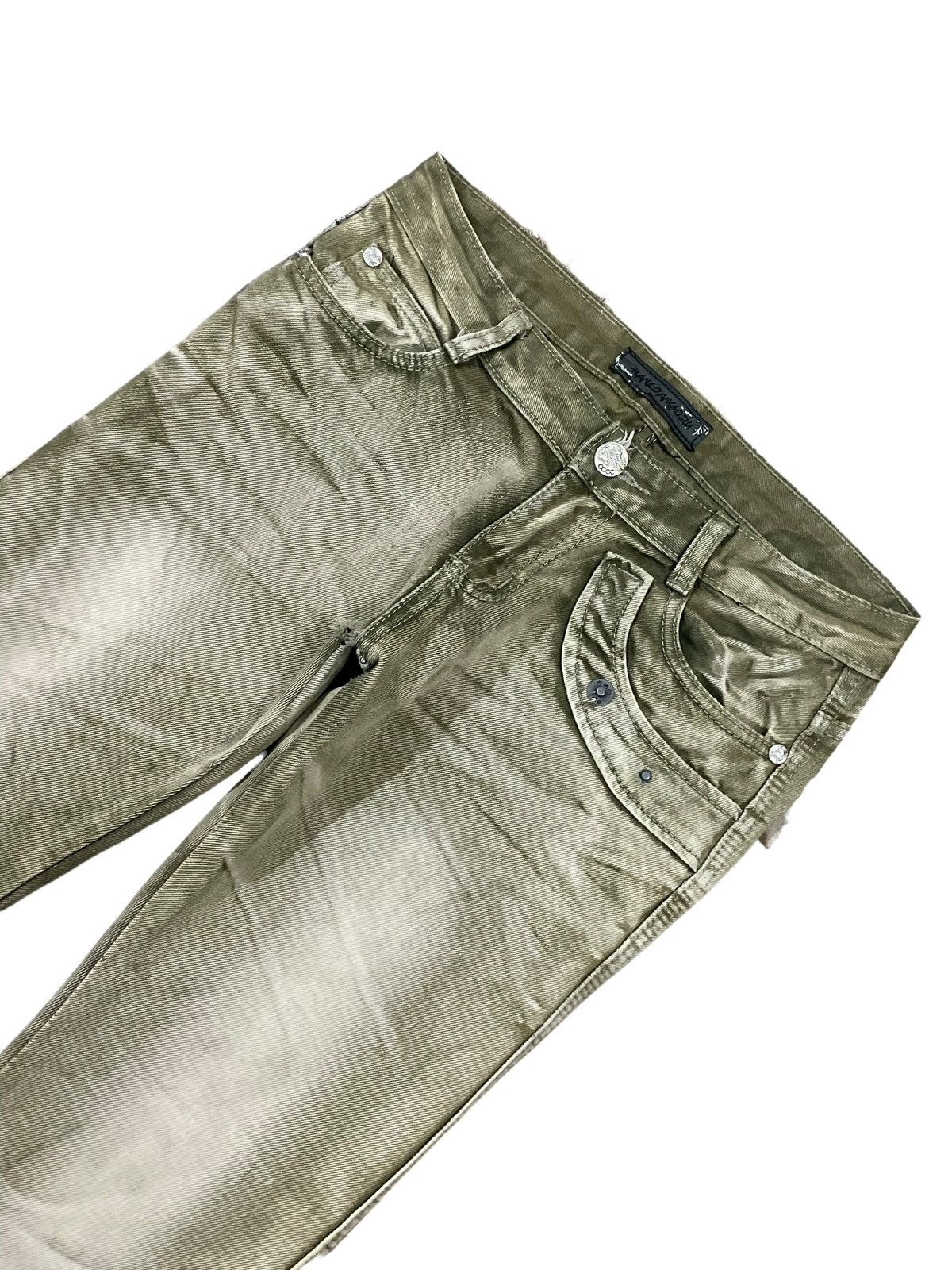 Japanese Brand Vintage Japanese Brand Streetstyle Mossy Wash Slim Jeans Size 30" / US 8 / IT 44 - 5 Thumbnail
