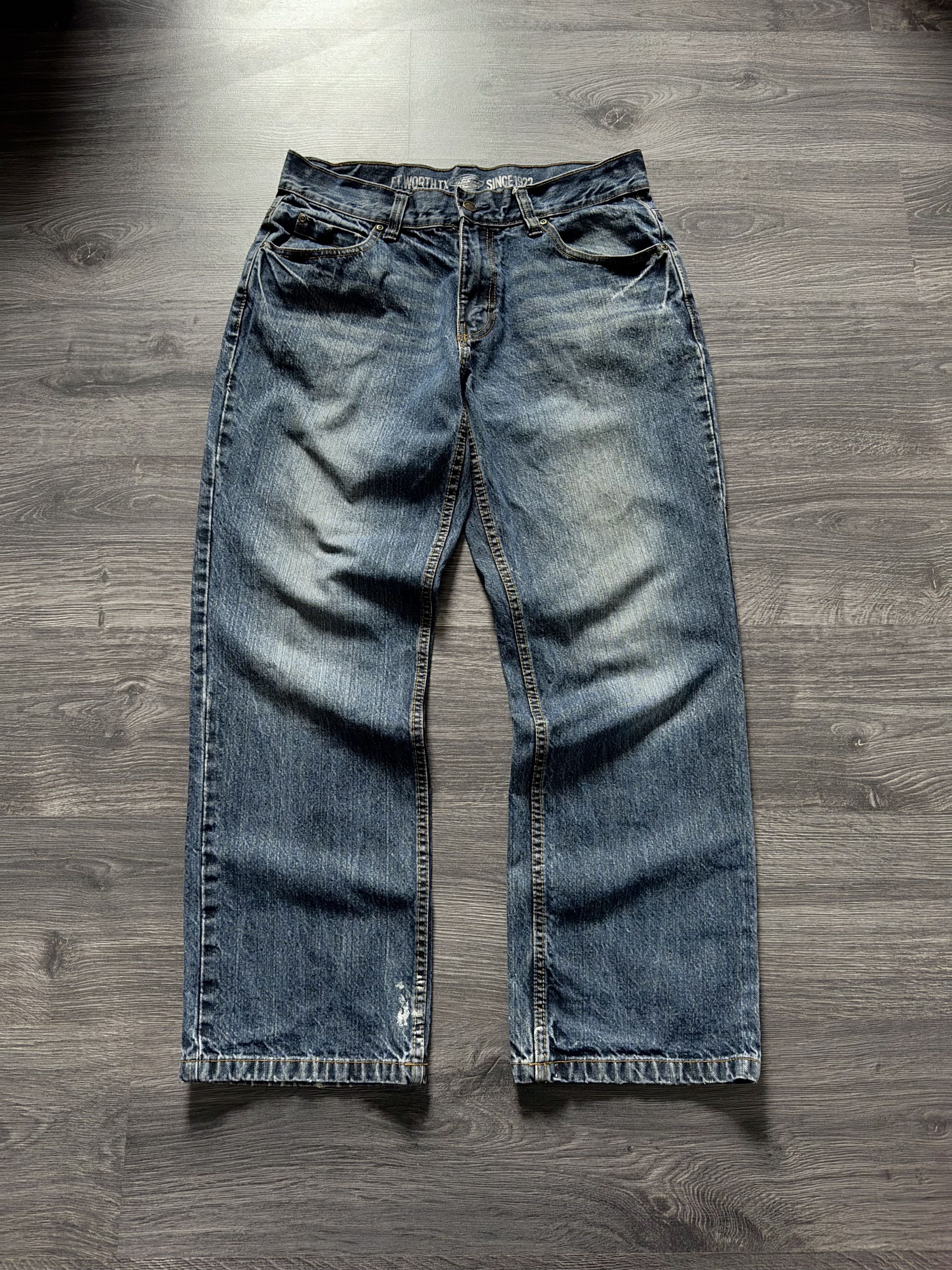 Vintage Dickies Faded Painted Baggy Pants Jeans