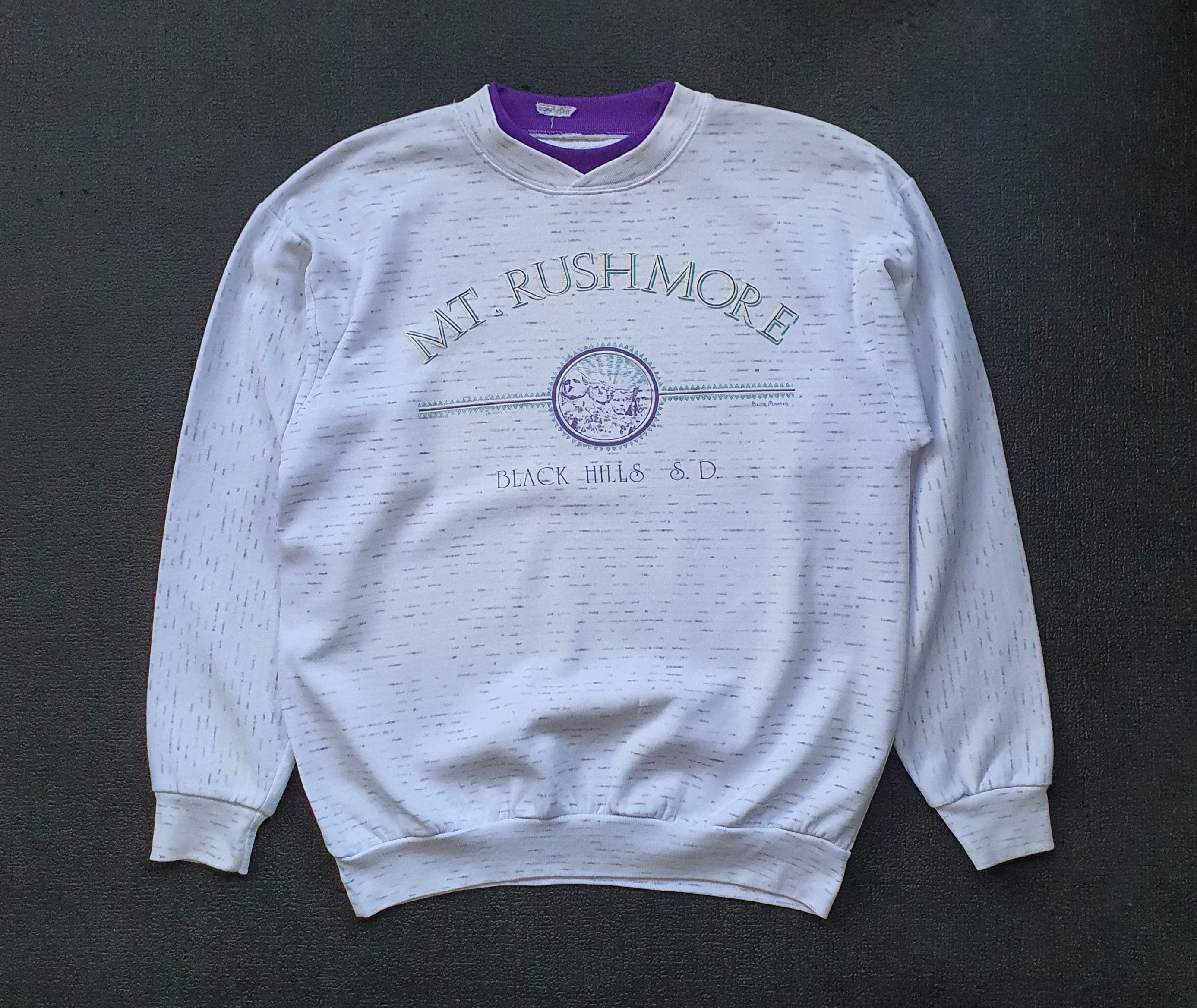 Vintage Vintage Mount Rushmore National Memorial 1990s sweatshirt M Size US M / EU 48-50 / 2 - 1 Thumbnail