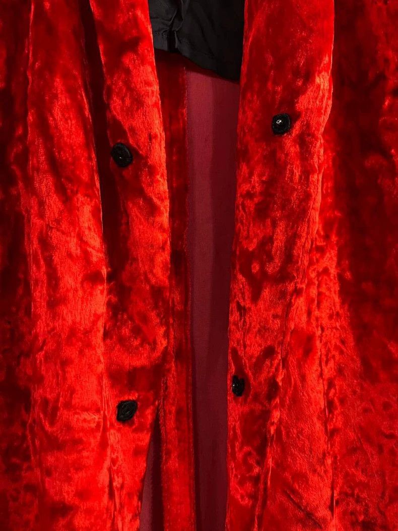 Yohji Yamamoto Yohji Yamamoto Red Velvet jacket Size US M / EU 48-50 / 2 - 6 Thumbnail