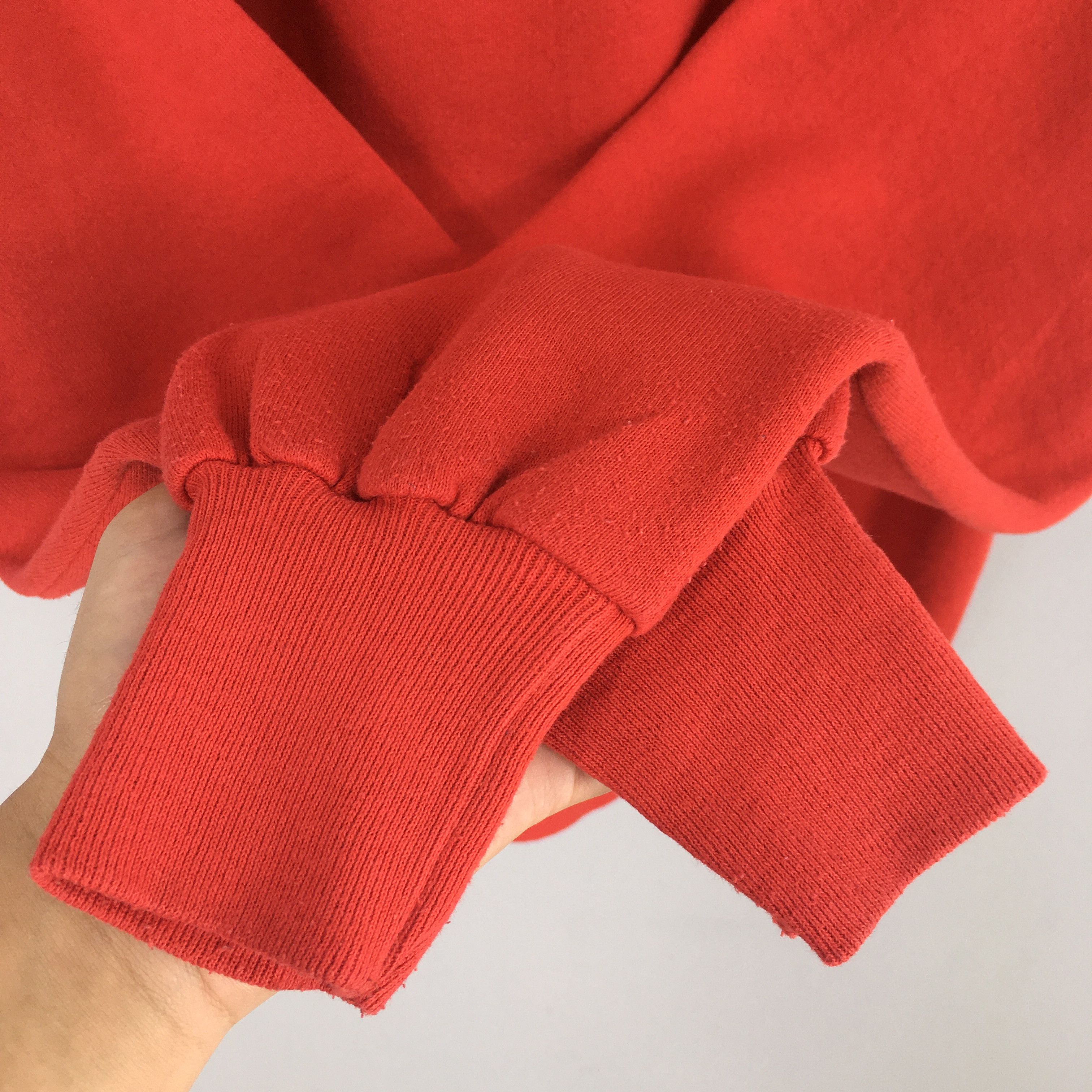 Jerzees Vintage 90s Jerzees Usa Plain Red Sweatshirt Large Size US L / EU 52-54 / 3 - 4 Thumbnail