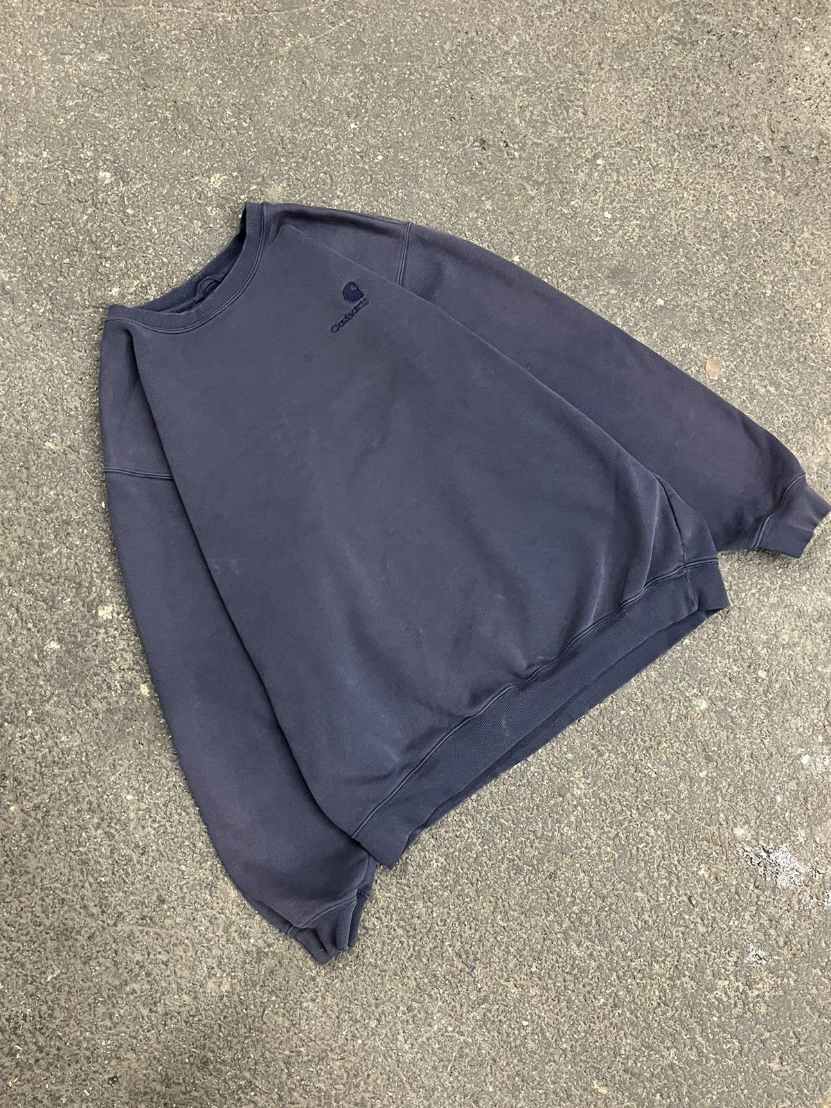 Carhartt × Vintage Carhartt vintage faded crewneck hype rare streetwear Size US XL / EU 56 / 4 - 3 Thumbnail