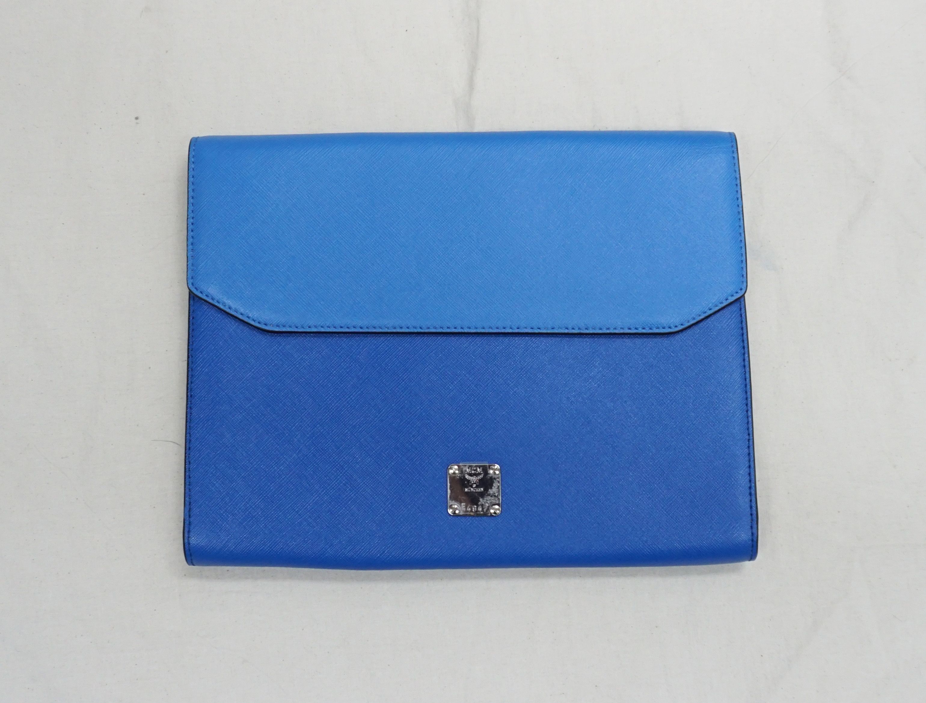 Designer × MCM NEW! MCM Saffiano Leather Folio Clutch Bag Size ONE SIZE - 1 Thumbnail