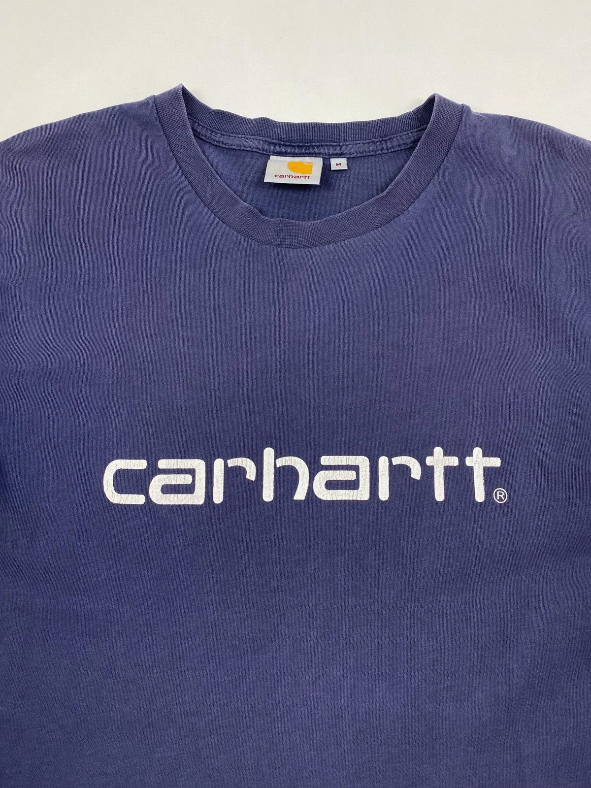 Carhartt Y2K Distressed Carhartt Script Logo Tee Size US M / EU 48-50 / 2 - 3 Thumbnail