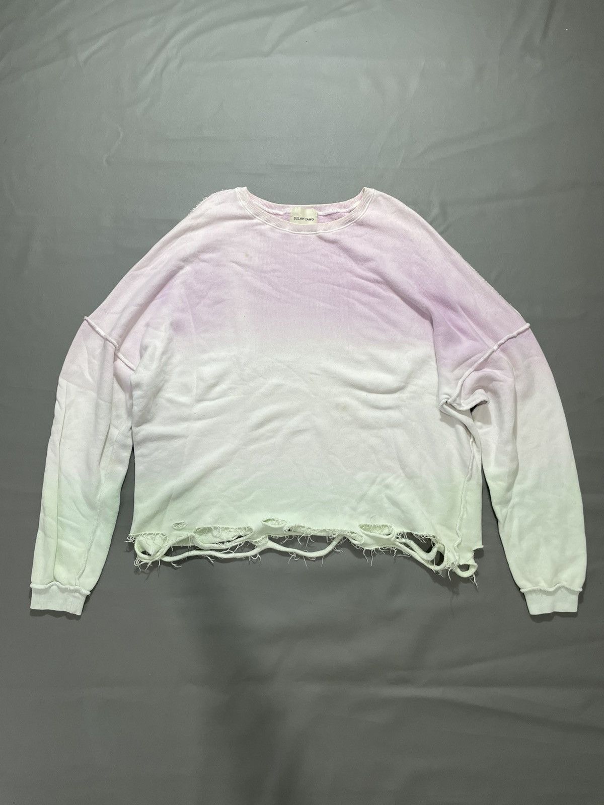 Hysteric Glamour Selah Yang Oversize Distressed Sweatshirt Size US S / EU 44-46 / 1 - 2 Thumbnail