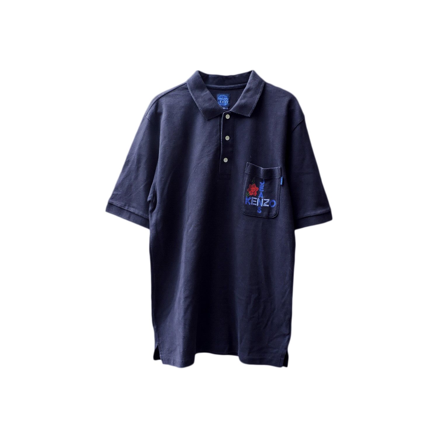 Kenzo KENZO JEANS POCKET FLOWER POLO SHIRT Size US M / EU 48-50 / 2 - 1 Thumbnail
