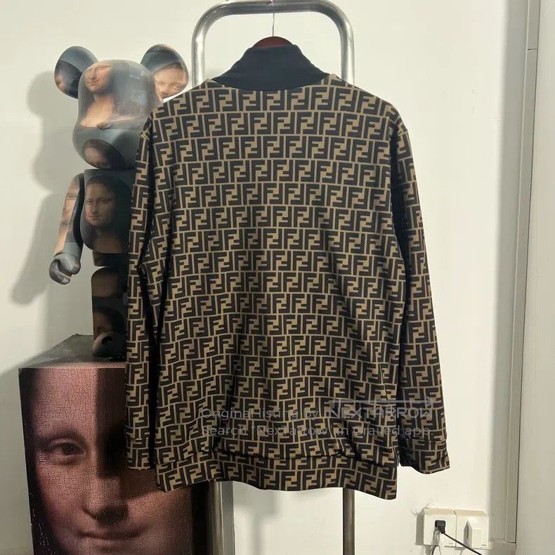 Fendi Fendi Full print zipper jacket Size XXL / US 16-18 / IT 52-54 - 2 Thumbnail