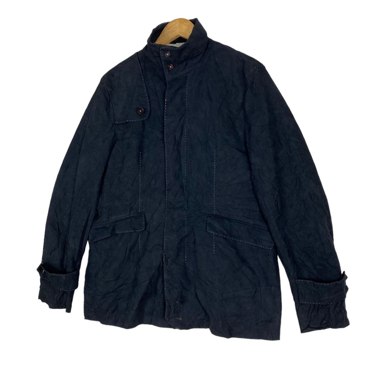 If Six Was Nine Male & Co Leather Chore Jacket Nice Design Size US M / EU 48-50 / 2 - 3 Thumbnail
