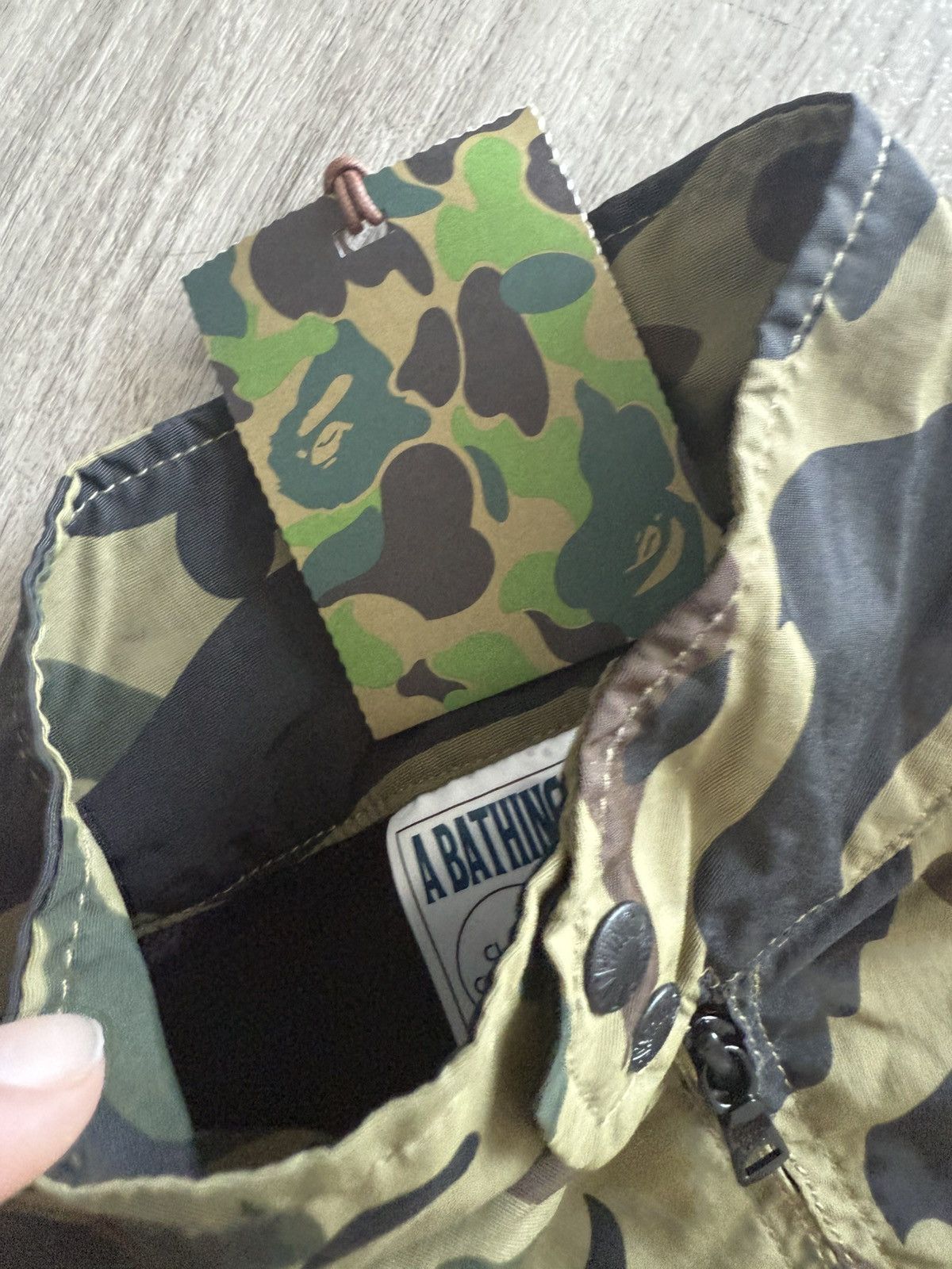 Bape Bape first camo windbreaker jacket Size US M / EU 48-50 / 2 - 8 Thumbnail
