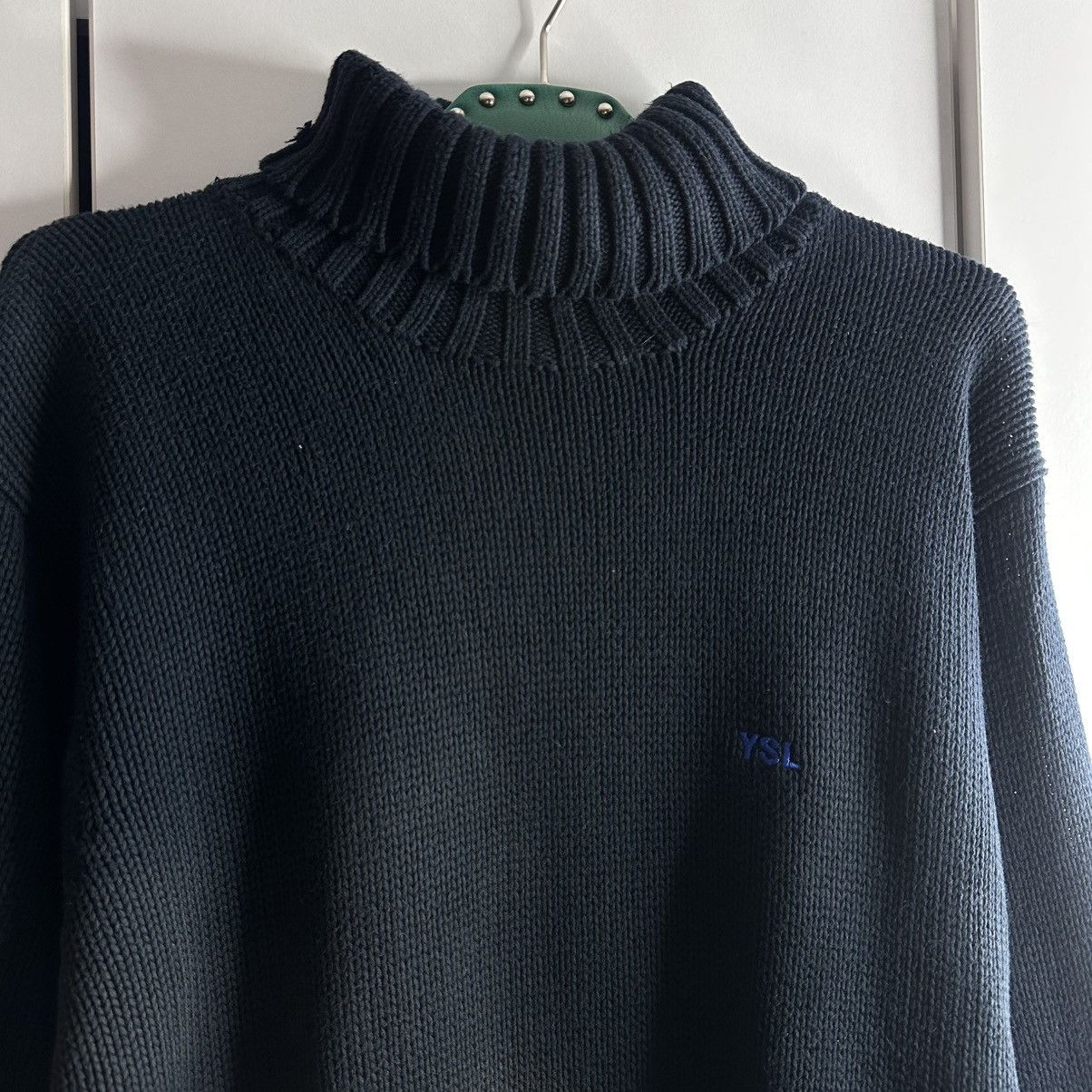 Saint Laurent Paris YSL Saint Laurent Jeans Vintage Sweater Exclusive Rare Paris Size US XL / EU 56 / 4 - 2 Thumbnail