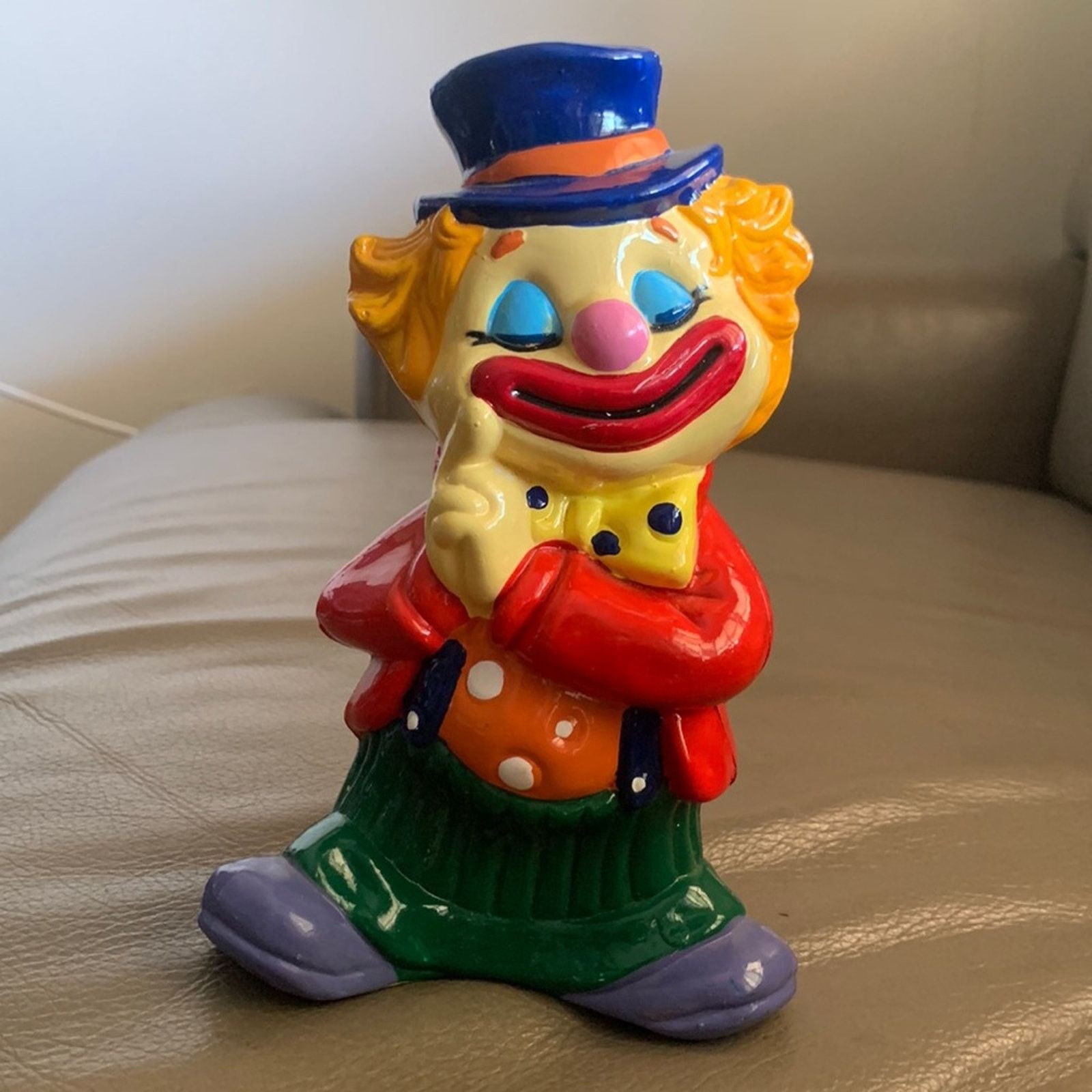 Vintage Clown Bank Vintage 80’s plastic Size ONE SIZE - 1 Thumbnail