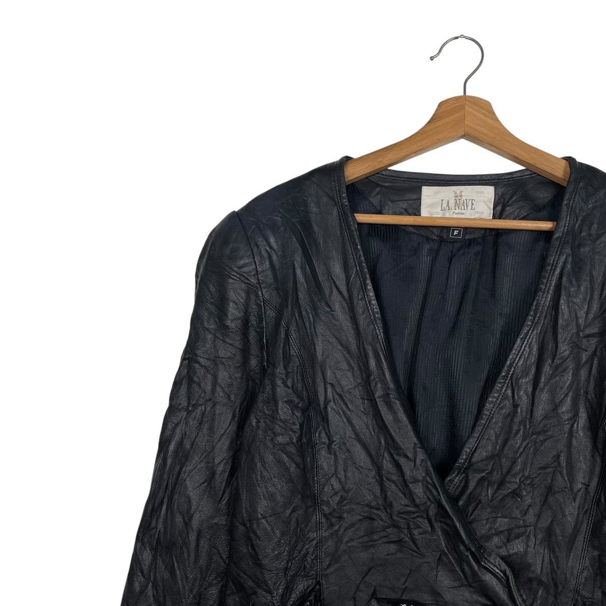 Other La Nave Femme Leather Jacket Size M / US 6-8 / IT 42-44 - 6 Thumbnail