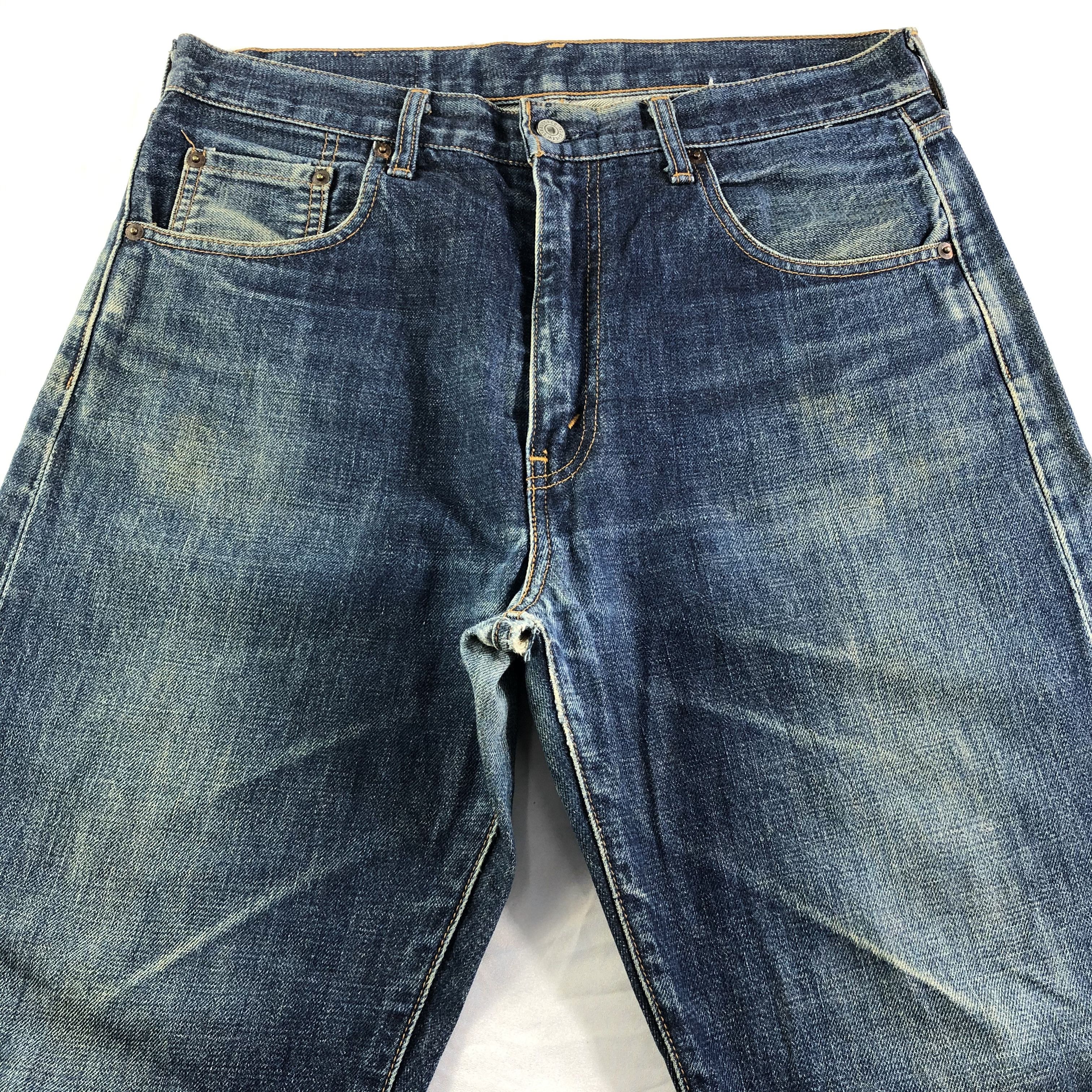 Levi's × Vintage 90s Vintage Levis 502 Redline Jeans-JM3705 Size US 33 - 3 Thumbnail