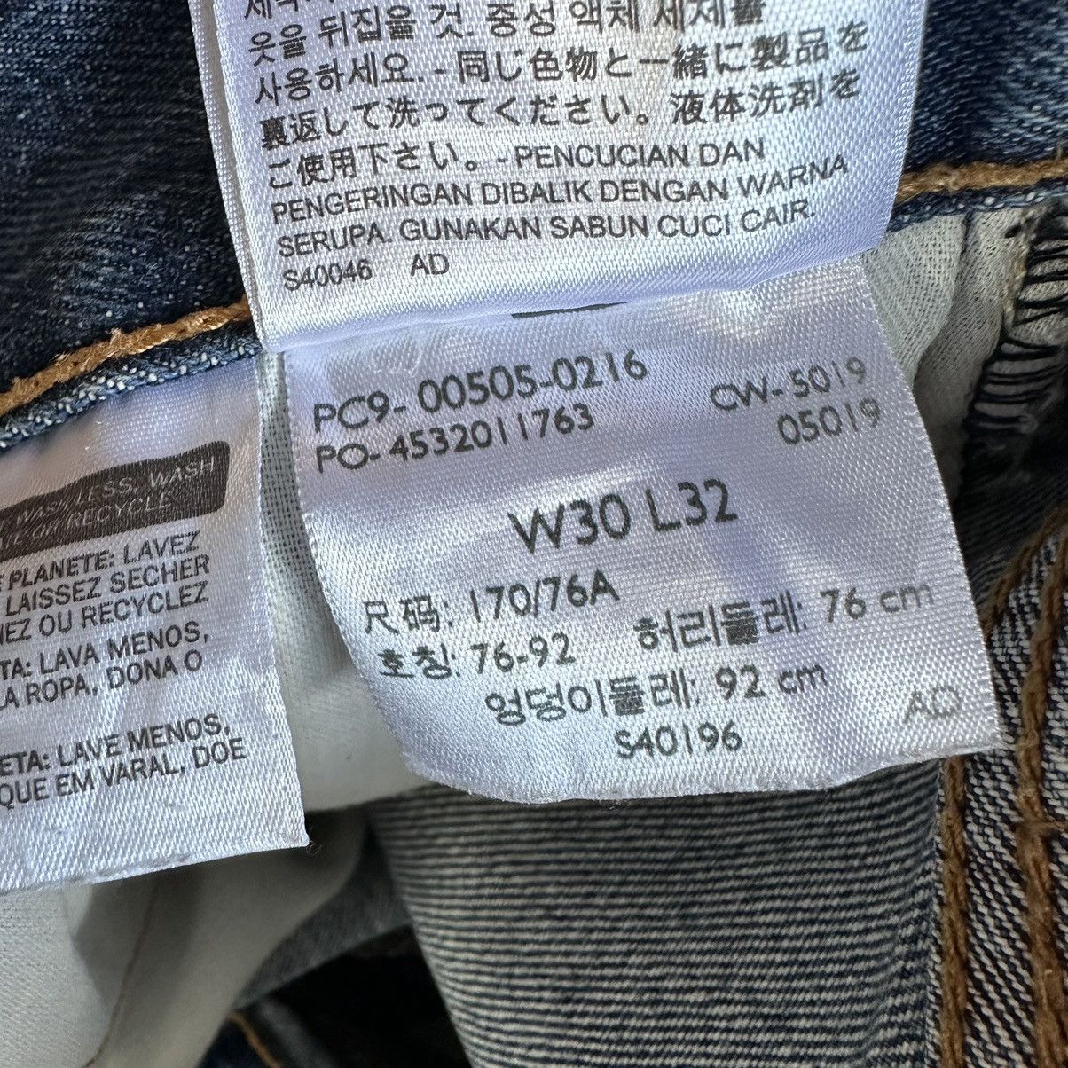 Levi's Y2k Levis 505 Blue Washed Vintage Denim 30x31 D576 Size US 30 / EU 46 - 19 Thumbnail