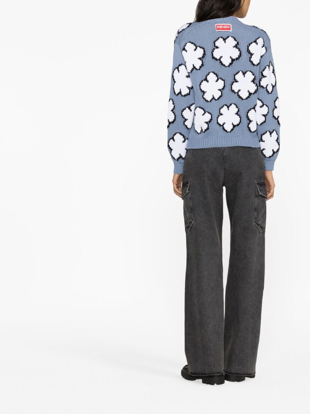 Kenzo o1y1025 Crewneck Sweater in Multicolor Size M / US 6-8 / IT 42-44 - 3 Thumbnail