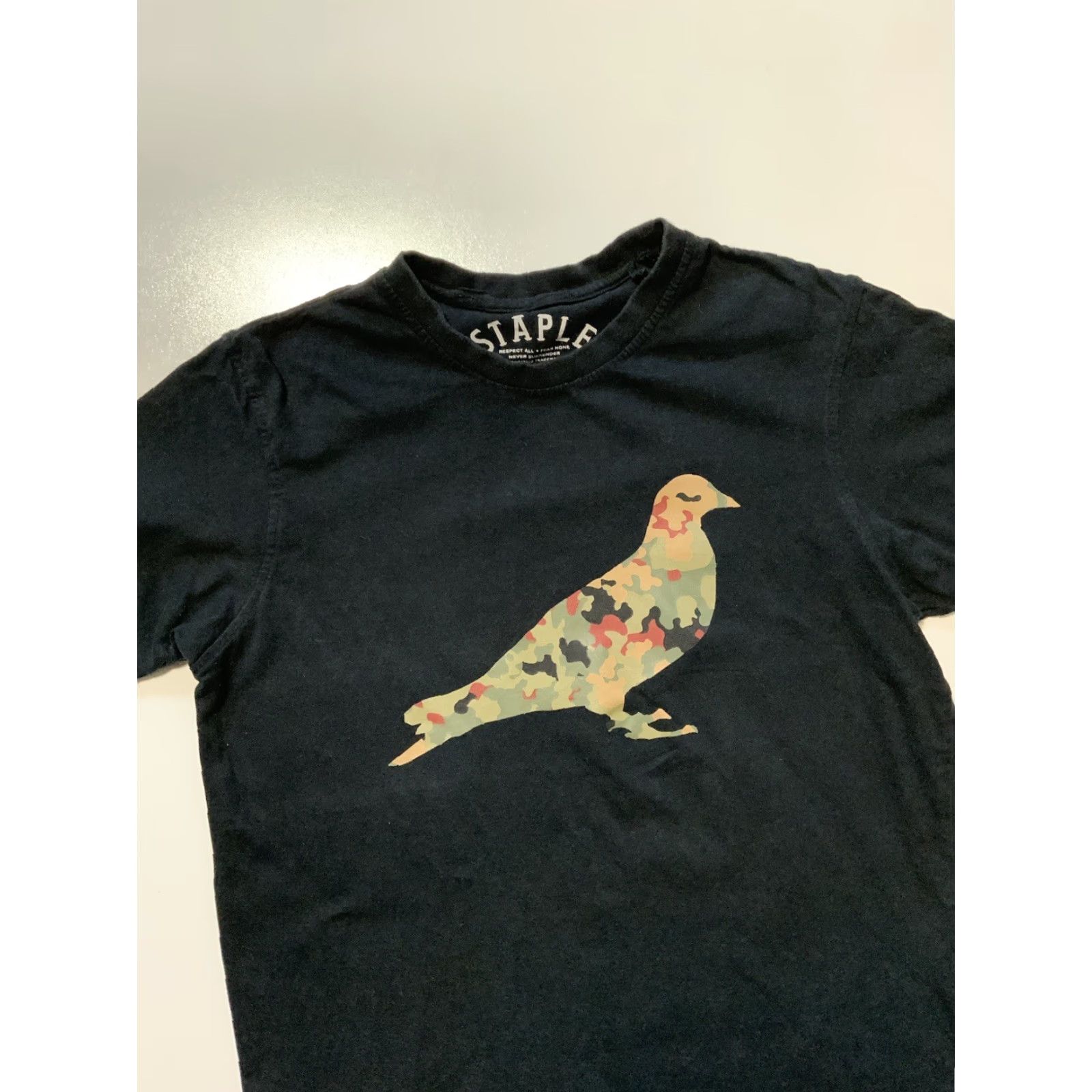 Vintage Staple Pigeon The Staple Standard Black Camouflage Graphic S/S T-Shirt Mens S Size US S / EU 44-46 / 1 - 3 Thumbnail