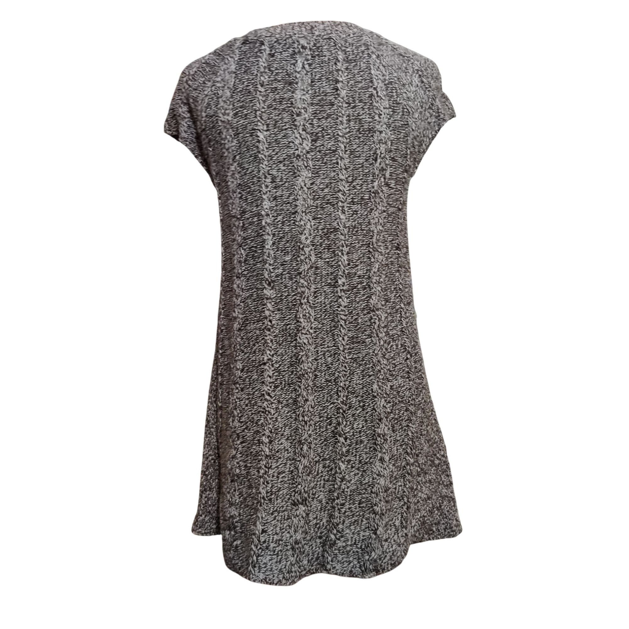 Style & Co Style Co Womens Petite Sweater Dress Cable Knit Button Pock Size L / US 10 / IT 46 - 2 Thumbnail