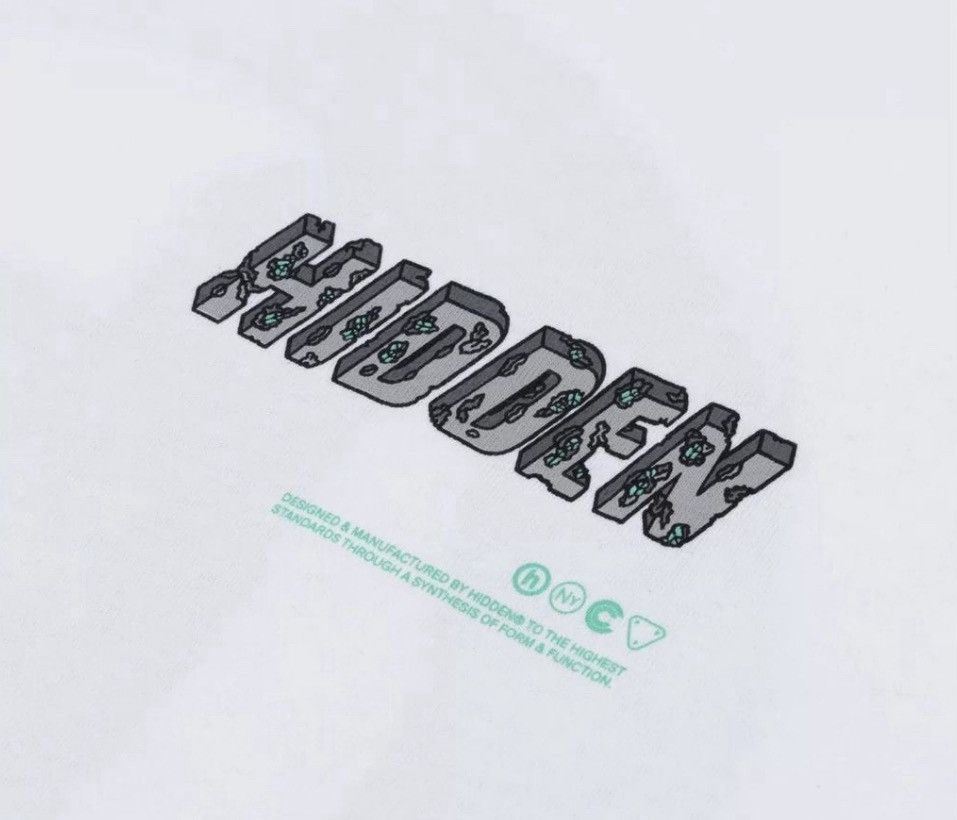 Daniel Arsham × HIDDEN Eroded H Tee Vintage Wash Blue Large Brand New Size US L / EU 52-54 / 3 - 4 Thumbnail