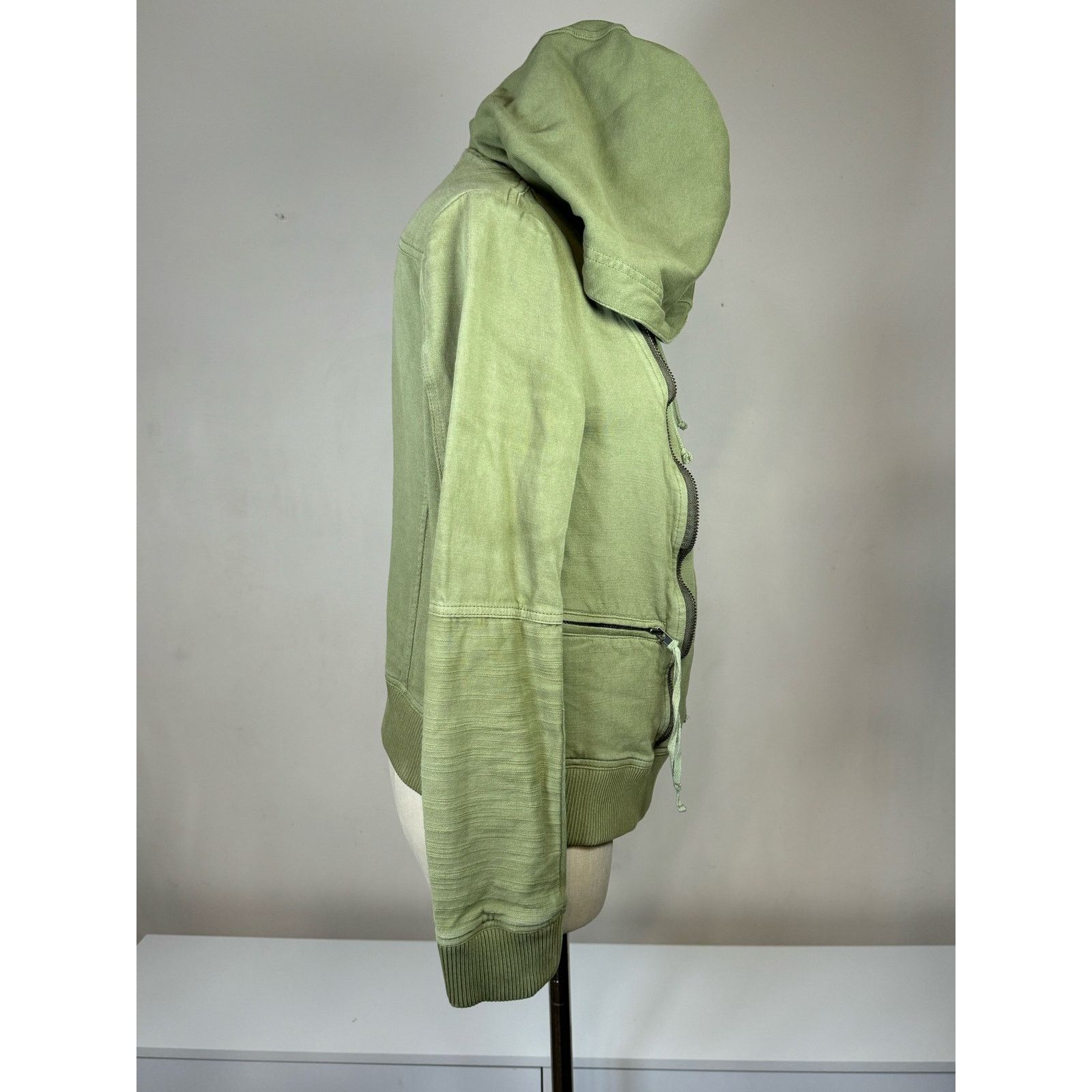 Free People Free People We The Free Green and Khaki Hoodie Jacket Small Size S / US 4 / IT 40 - 4 Thumbnail