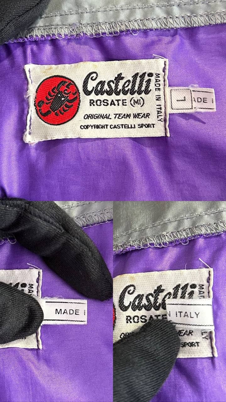 Vintage Castelli Rosate Cycling Jacket vintage Windbreaker anorak Size US L / EU 52-54 / 3 - 13 Thumbnail