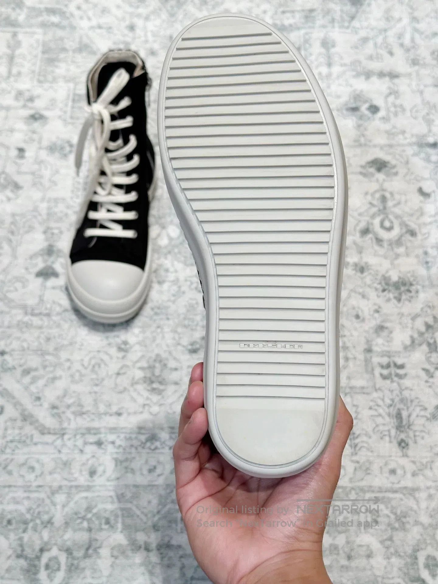 Rick Owens Drkshdw Rick Owens Drkshdw Canvas Sneakers. Size US 7.5 / EU 40-41 - 8 Thumbnail