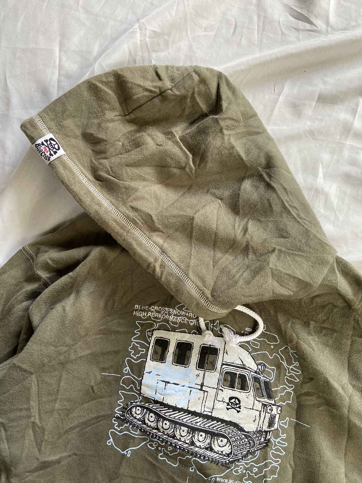 Japanese Brand BLUE CROSS SNOW+ROCK HIGH PERFORMANCE CREW HOODIE Size US M / EU 48-50 / 2 - 9 Thumbnail
