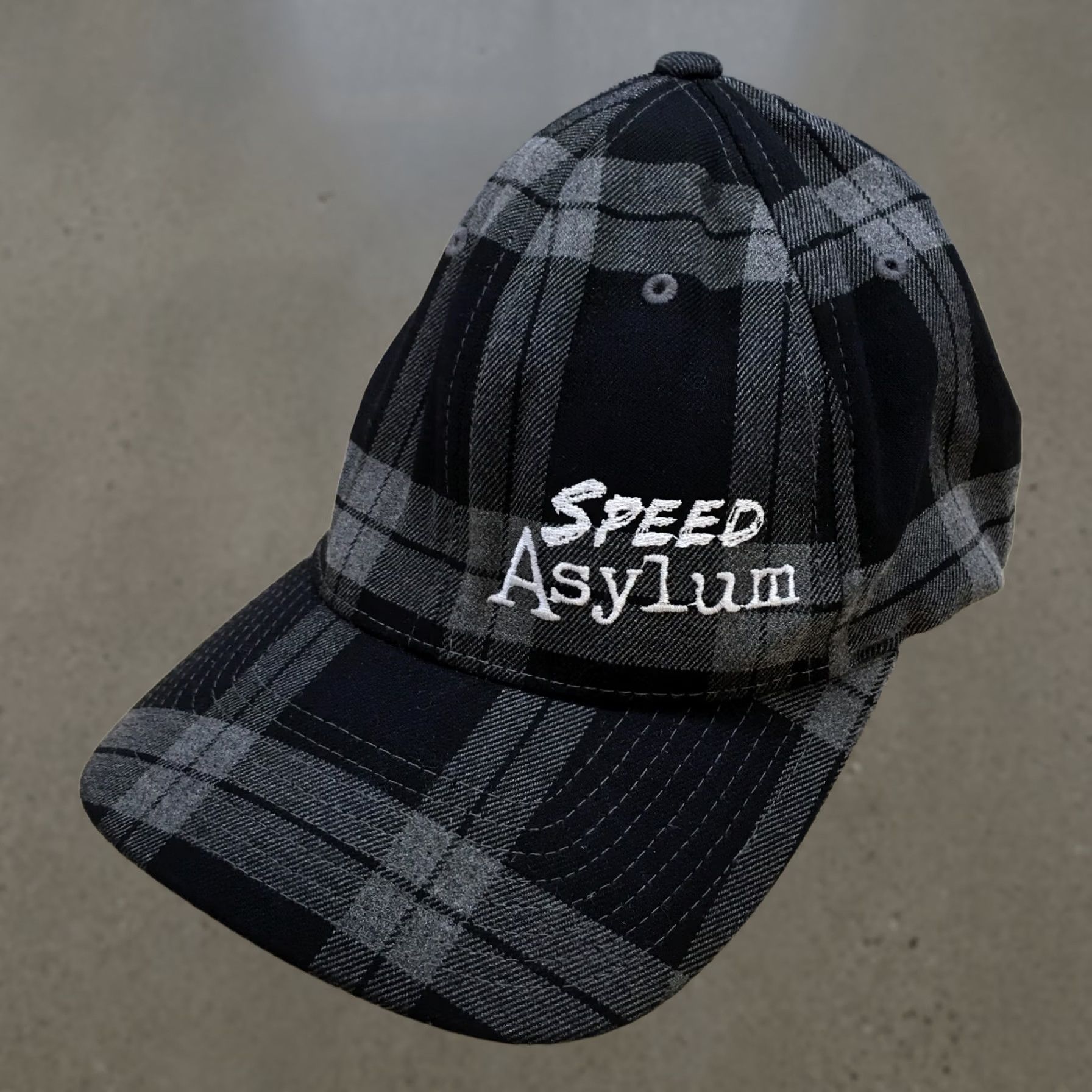 Vintage Flexfit Speed Asylum Pennzoil Baseball Cap Mens Black L-XL Embroidered Logo Size ONE SIZE - 1 Thumbnail