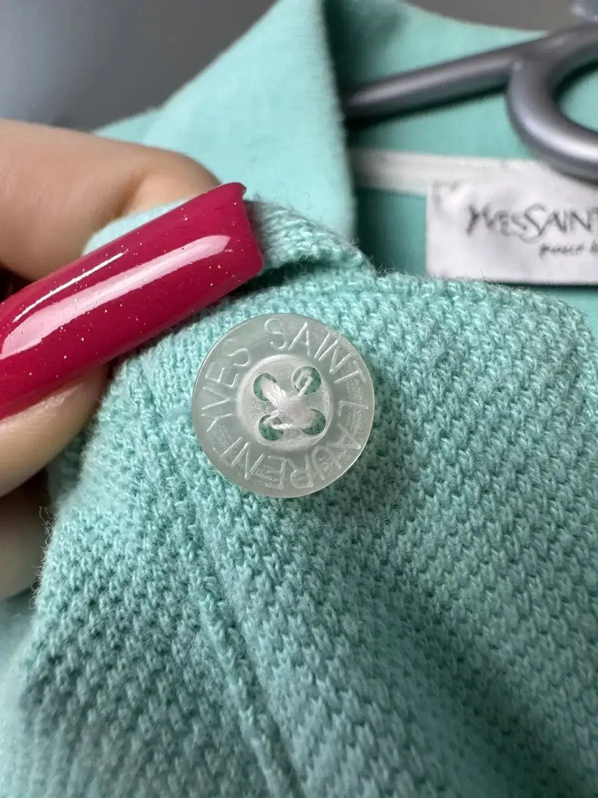 Vintage × Yves Saint Laurent ‼️Vintage Yves Saint Laurent Tee Men Quarter Zip Polo Logo Size US L / EU 52-54 / 3 - 7 Thumbnail