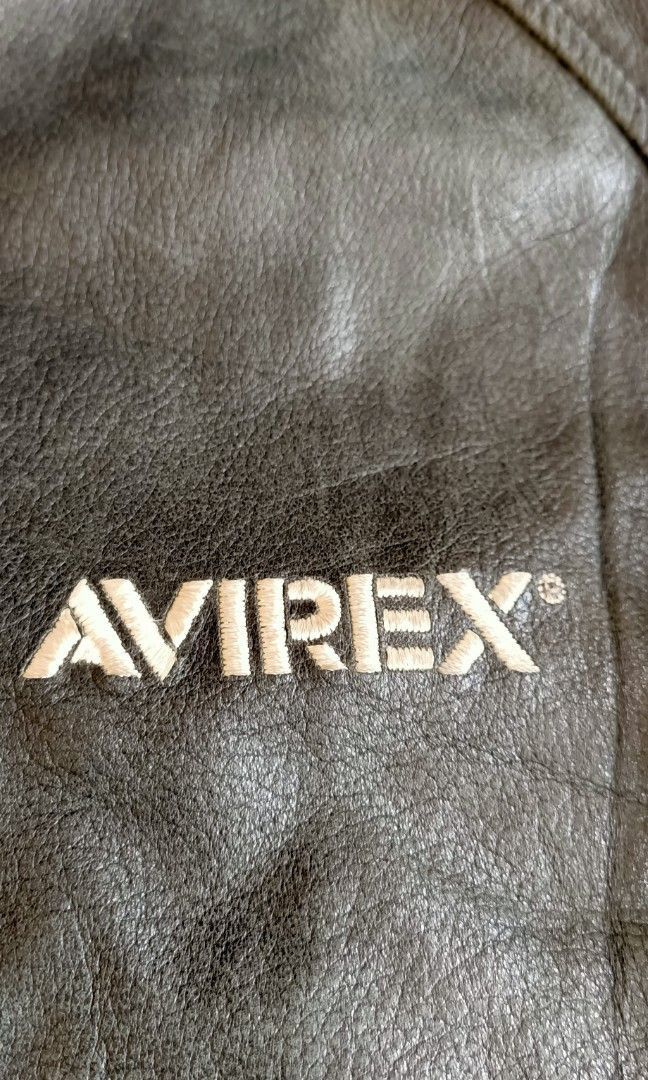 Genuine Leather Vintage Avirex Leather Track Jacket — Japan Market Exclusive Size US M / EU 48-50 / 2 - 4 Thumbnail