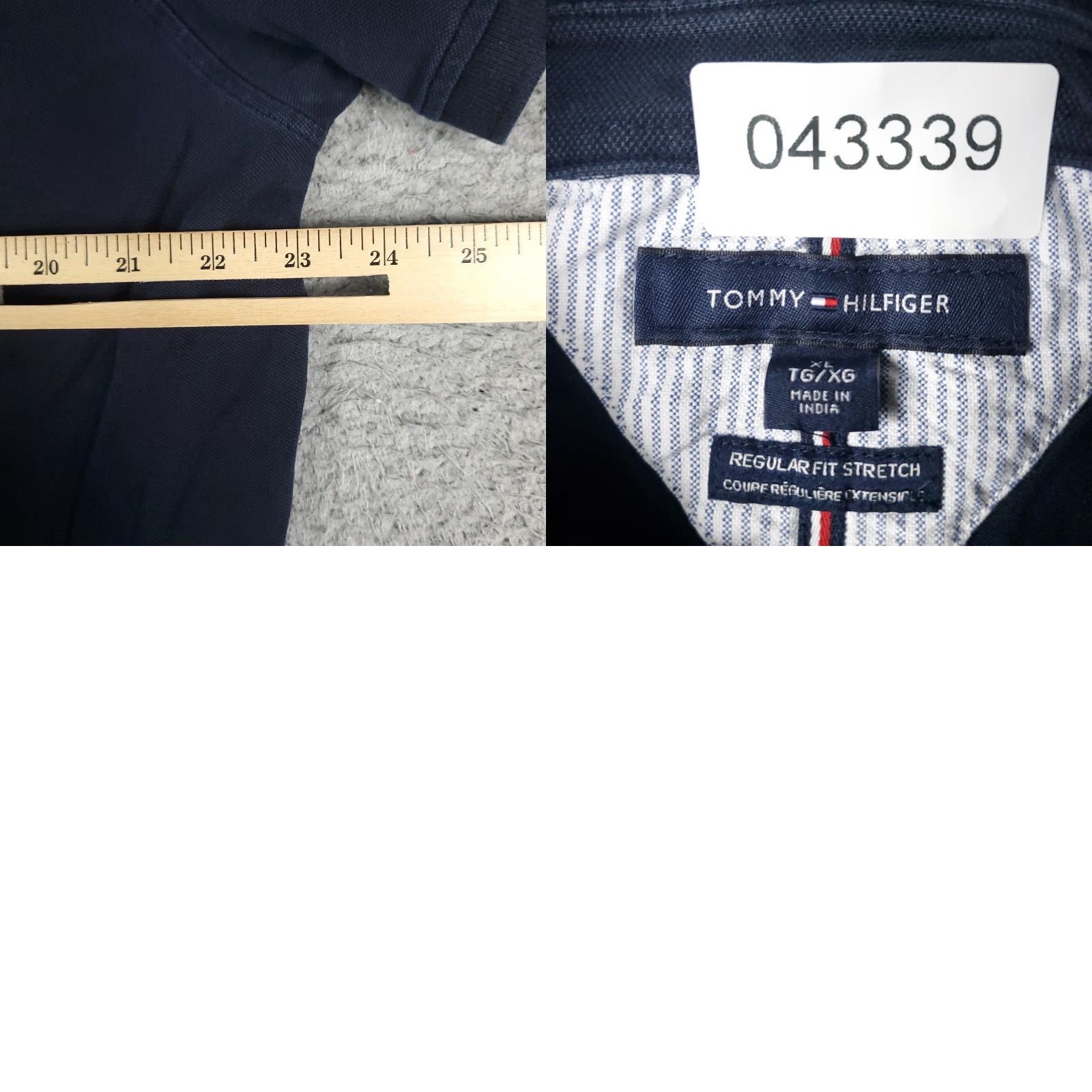 Tommy Hilfiger Tommy Hilfiger Polo Shirt Mens XL Blue Casual Short Sleeve Regular Fit Size US XL / EU 56 / 4 - 8 Thumbnail