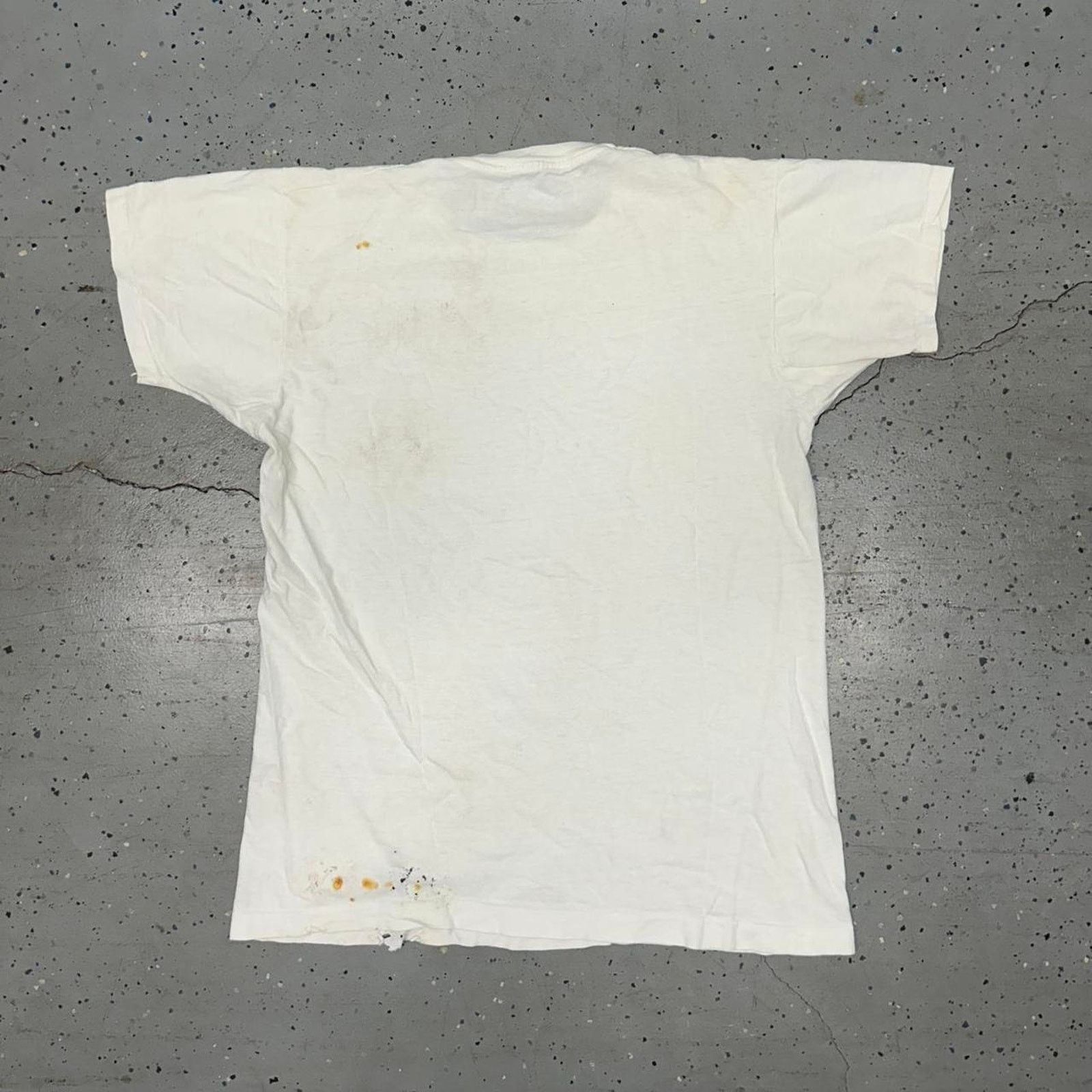 Other White vintage Distressed 60s/70s cotton t-shirt Size US L / EU 52-54 / 3 - 7 Thumbnail