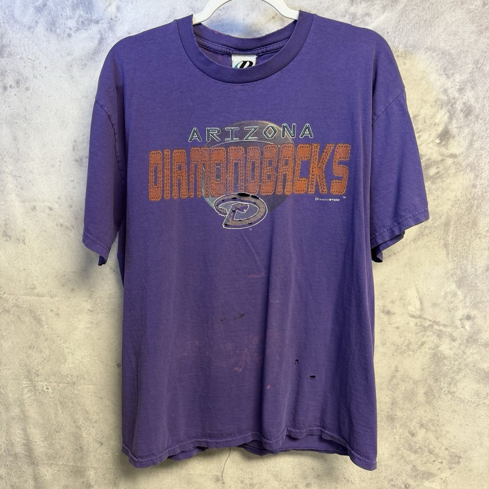 Vintage Vintage Arizona Diamondbacks T Shirt Mens Large 21.5x26.5 Y2 Size US L / EU 52-54 / 3 - 2 Thumbnail