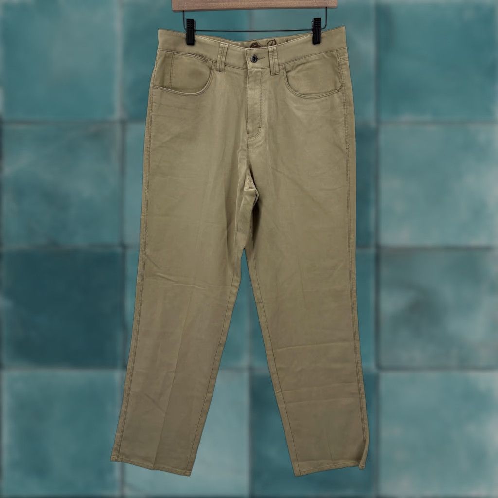 Tommy Bahama Tommy Bahama Pants Mens 32x32 Khaki Tan Tencel Lyocell Cotton 5 Pocket Casual Beig e (adjusted?) Size US 32 / EU 48 - 1 Thumbnail