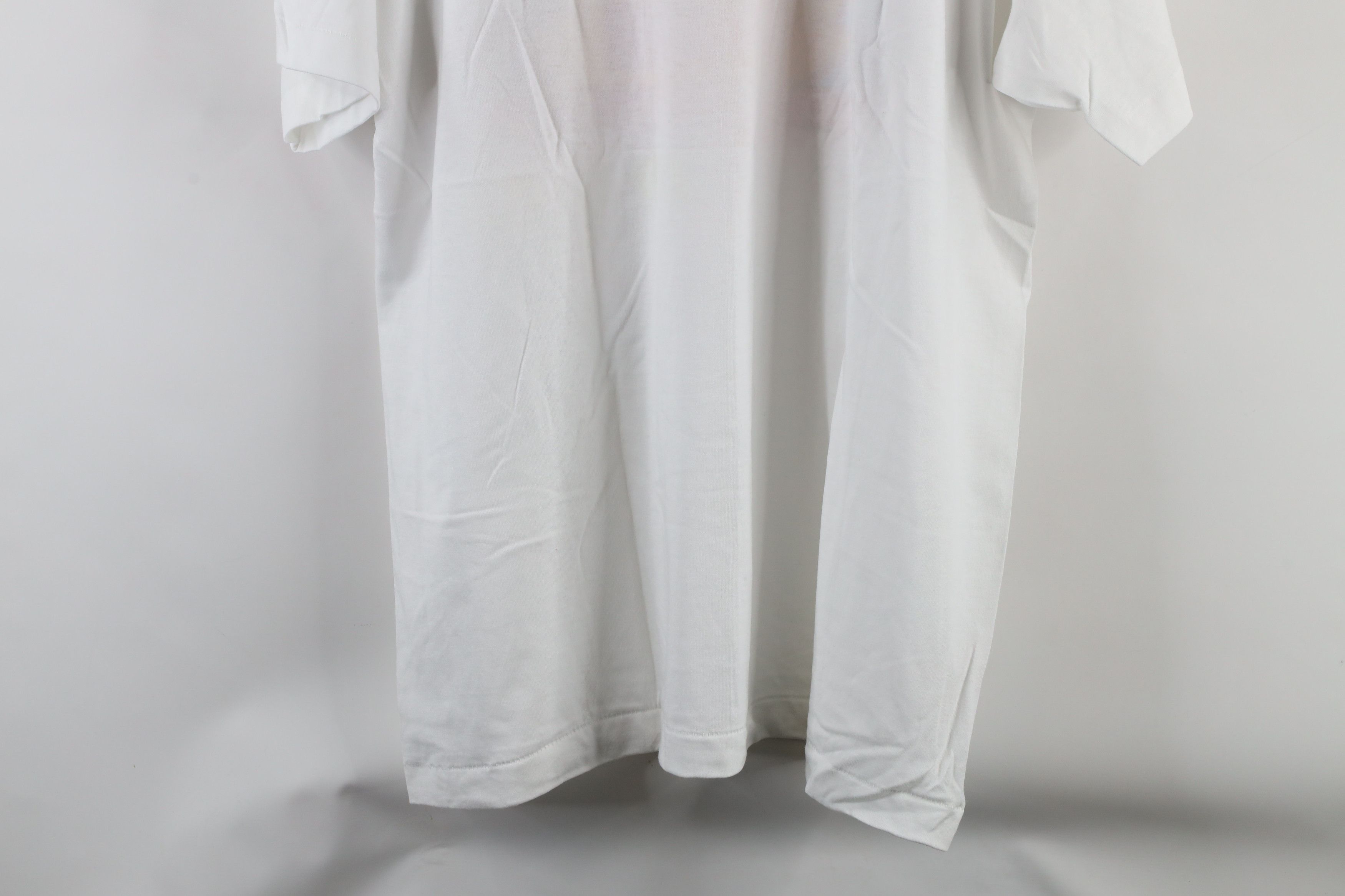 Vintage NOS Vintage 80s Union Leader Les Singer T-Shirt White USA Size US XL / EU 56 / 4 - 11 Thumbnail