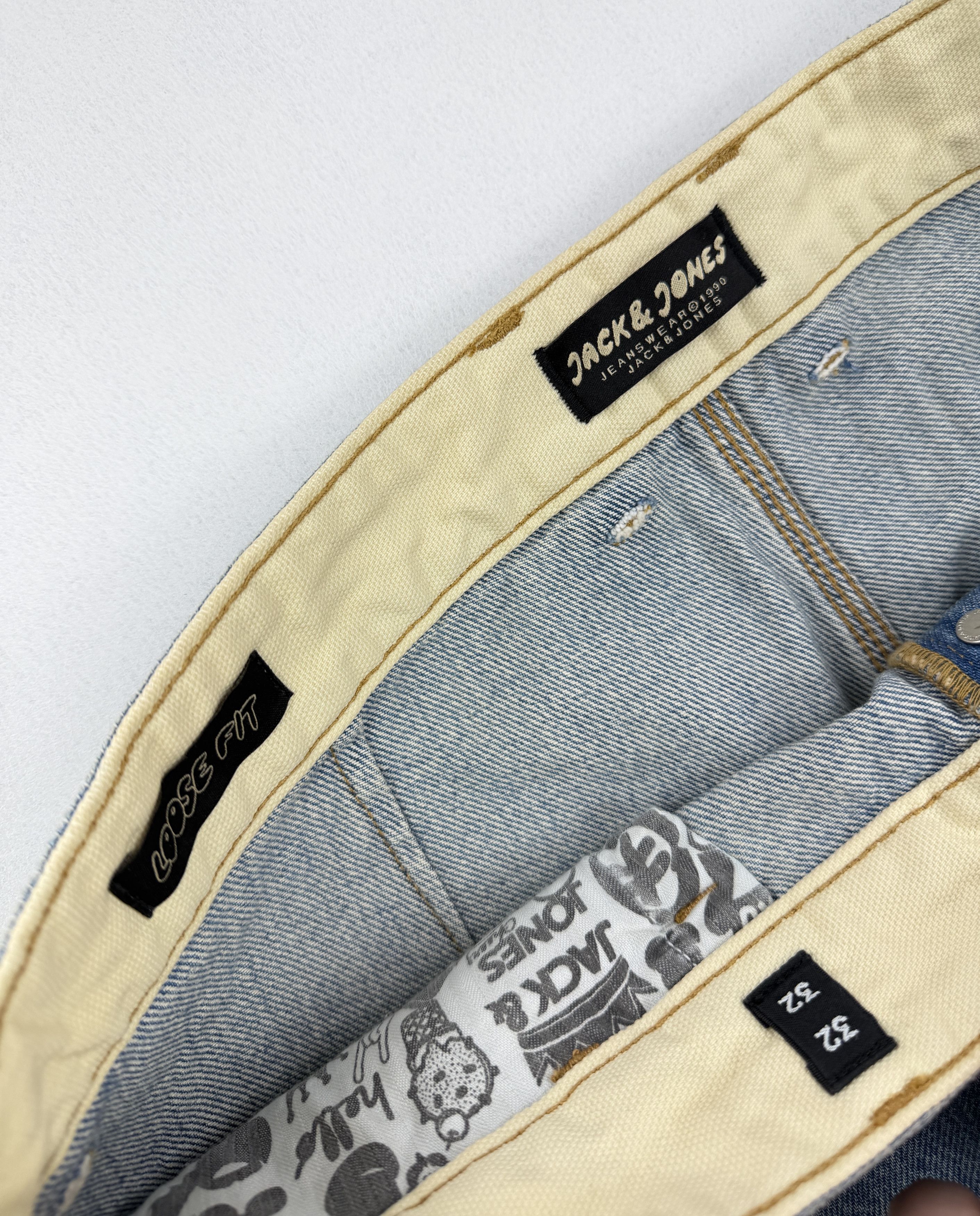 Jack & Jones Jack Jones Loose Fit Workwear Style Jeans Loose Eddie Size US 32 / EU 48 - 7 Thumbnail