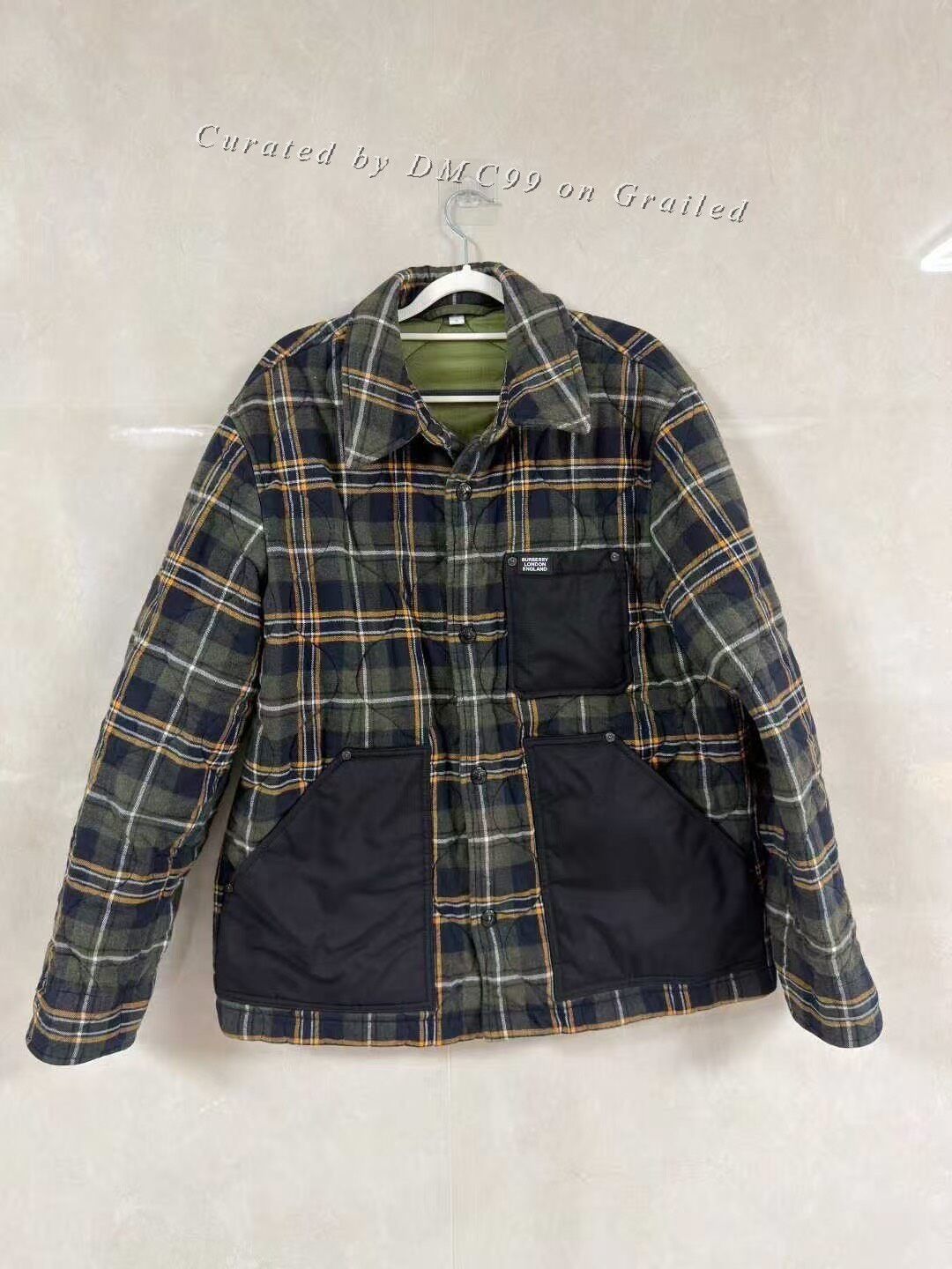 Burberry Burberry Lapel Multi-Pocket Check Cotton Coat Size US M / EU 48-50 / 2 - 1 Thumbnail
