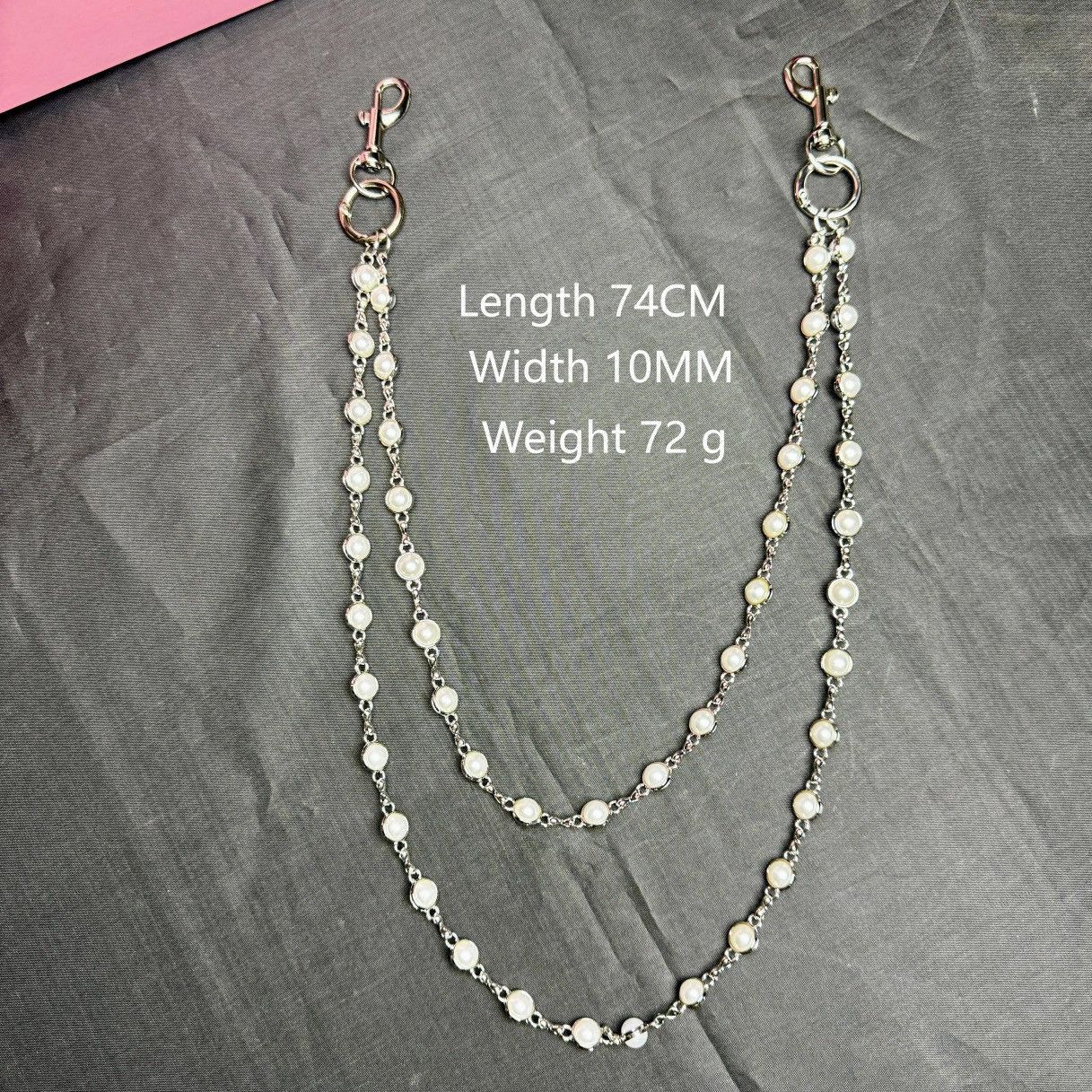 Jewelry double-layer pearl pant chain Size ONE SIZE - 3 Thumbnail