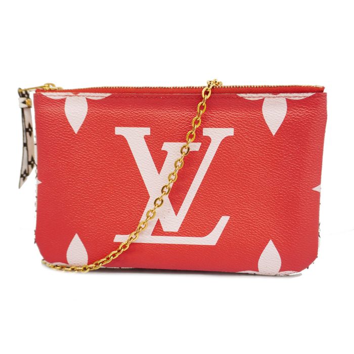 Louis Vuitton LOUIS VUITTONAuth Monogram Giant Double Zip Women's