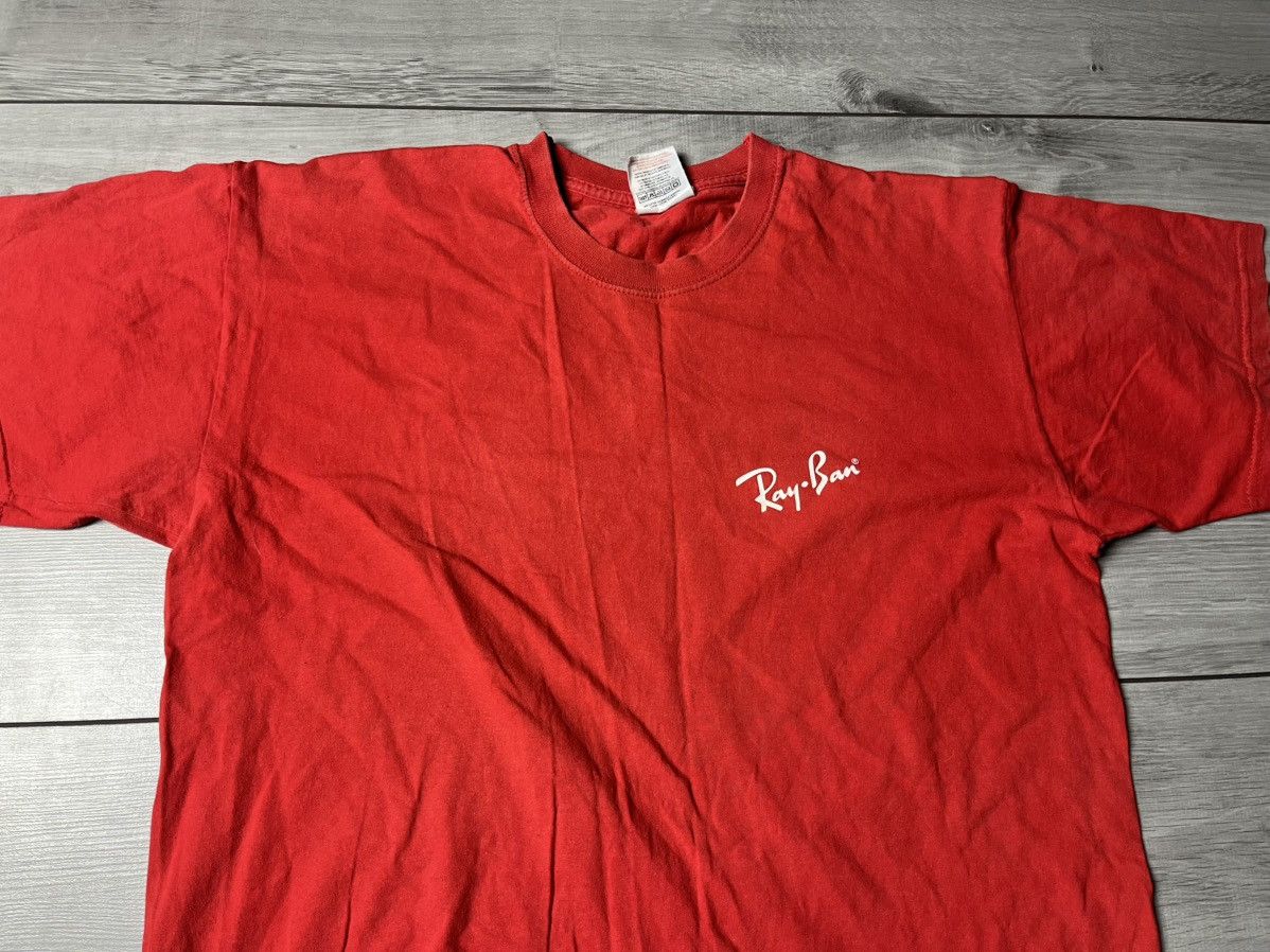 RayBan Vintage Rayban tshirt reverse logo size Large Size US L / EU 52-54 / 3 - 3 Thumbnail