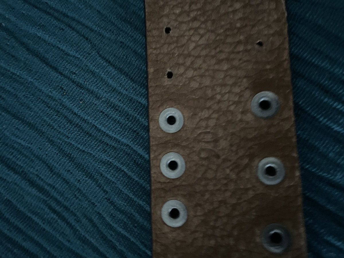 Genuine Leather Couro Legitimo Belt with studs Size ONE SIZE - 6 Thumbnail