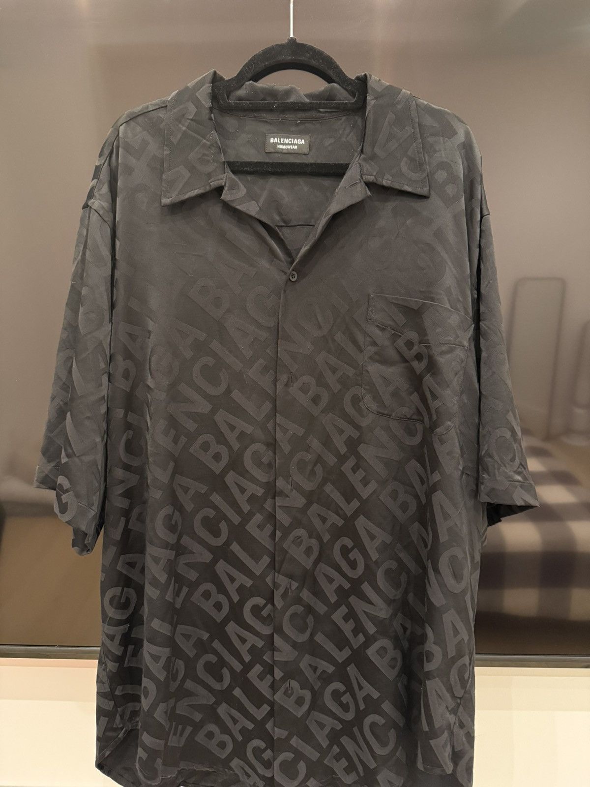 Balenciaga BALENCIAGA BLACK BUTTON UP Size US XL / EU 56 / 4 - 1 Thumbnail