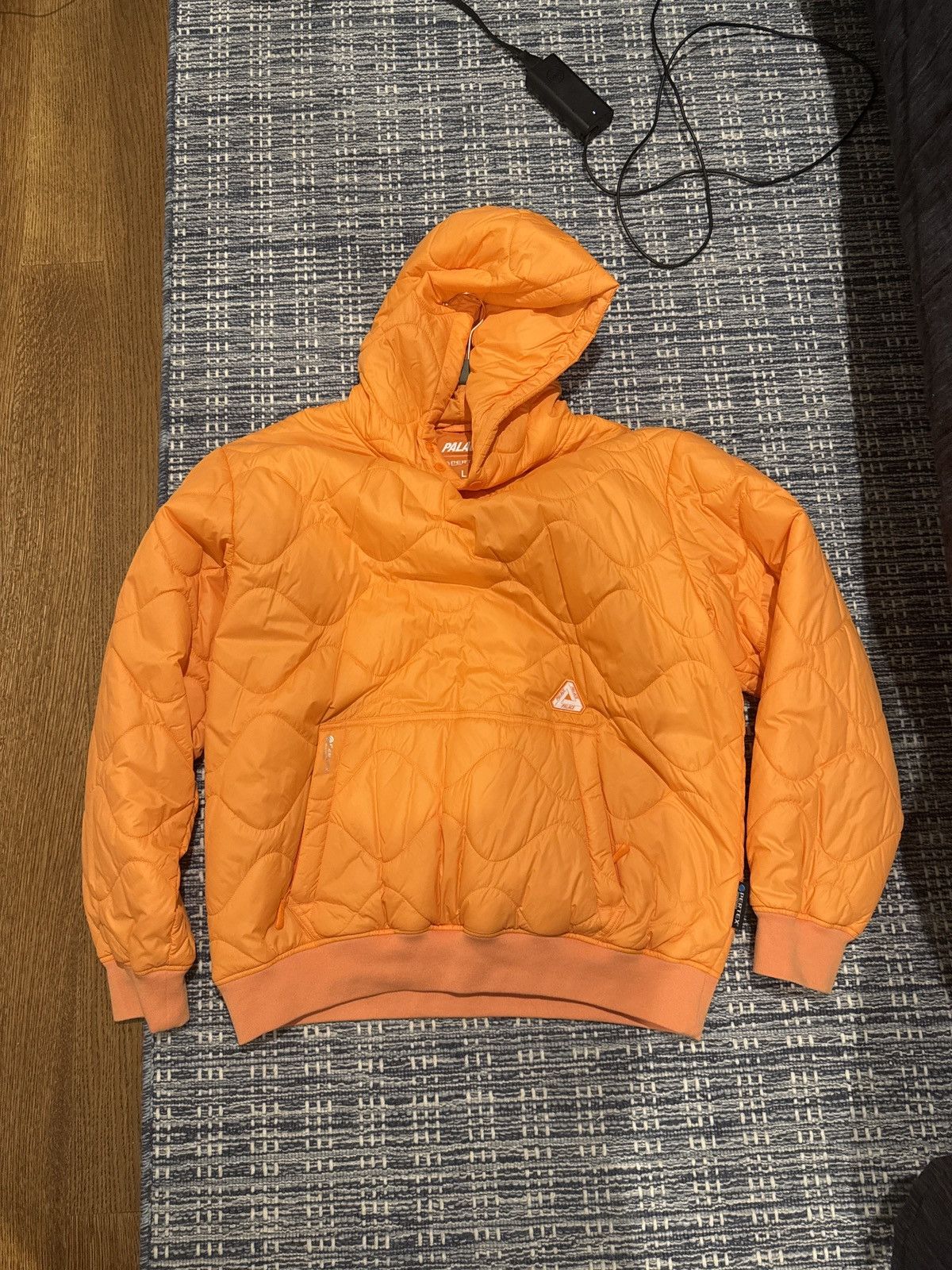 Palace orange hoodie best sale