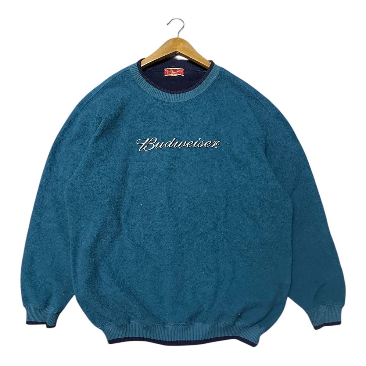 Budweiser Vintage Budweiser fleece sweatshirt Size US L / EU 52-54 / 3 - 1 Thumbnail
