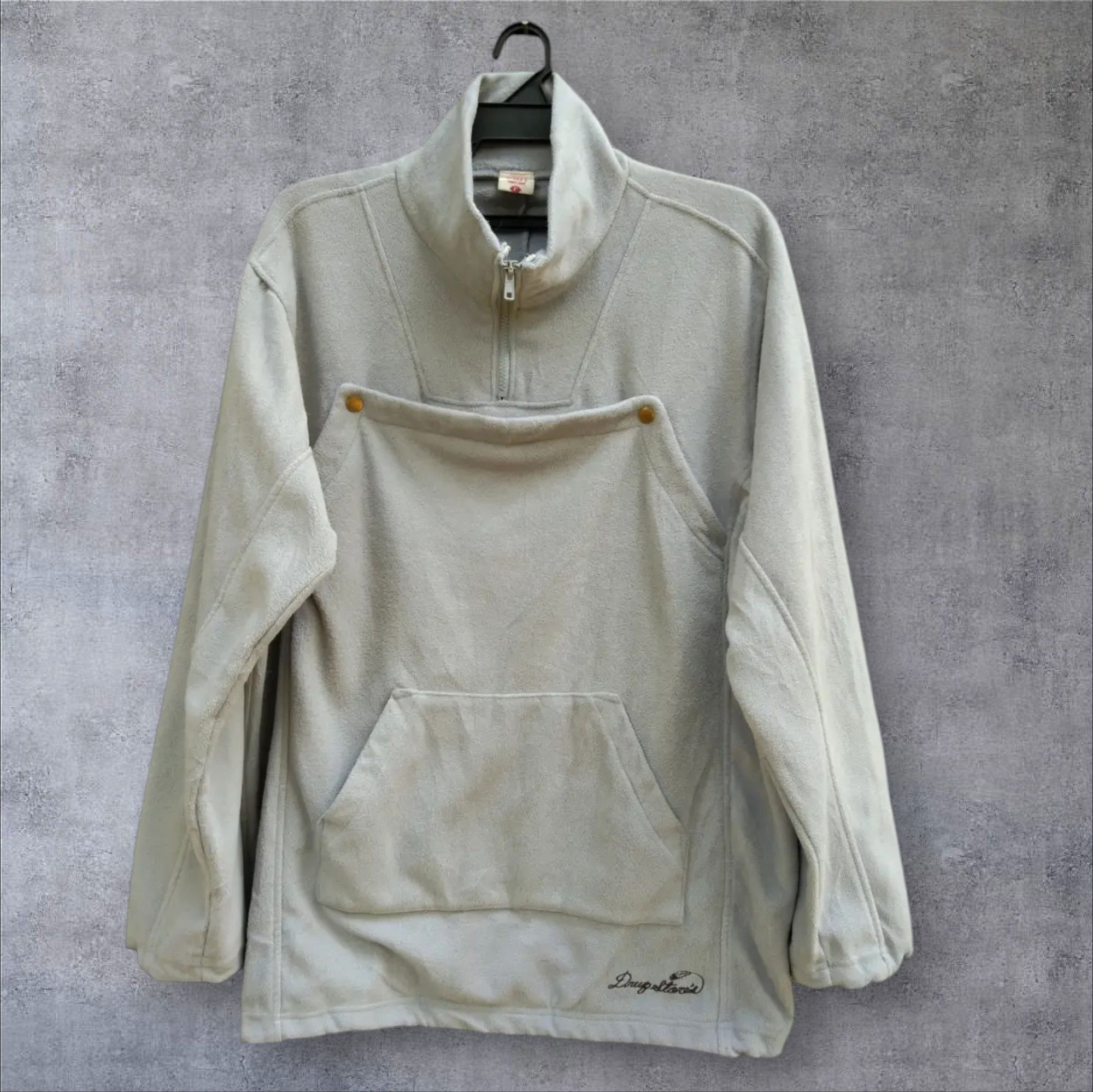 Vintage VINTAGE DRUG STORE FLEECE SWEATSHIRT Size US L / EU 52-54 / 3 - 3 Thumbnail