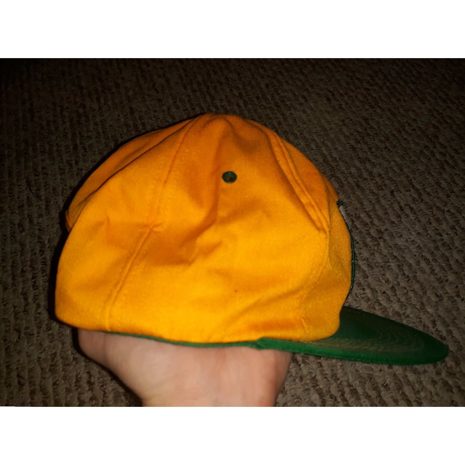 Vintage VINTAGE 1980s DEKALB FARM PATCH SNAPBACK TRUCKER HAT CAP K-Products USA Yellow Cap Men/Women? Size ONE SIZE - 3 Thumbnail