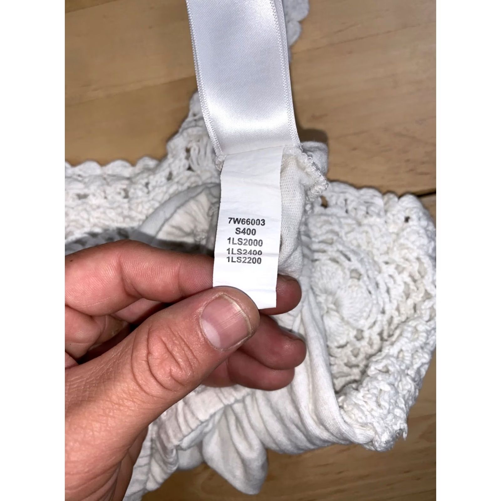 Lucky Brand Lucky Brand Tank Women M White Knit Crocheted Sleeveless Cropped Y2K Tunic 13170 Size M / US 6-8 / IT 42-44 - 5 Thumbnail