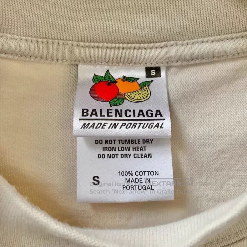 Balenciaga Balenciaga White 3XL Embroidered Logo Short Sleeve Size US L / EU 52-54 / 3 - 2 Thumbnail