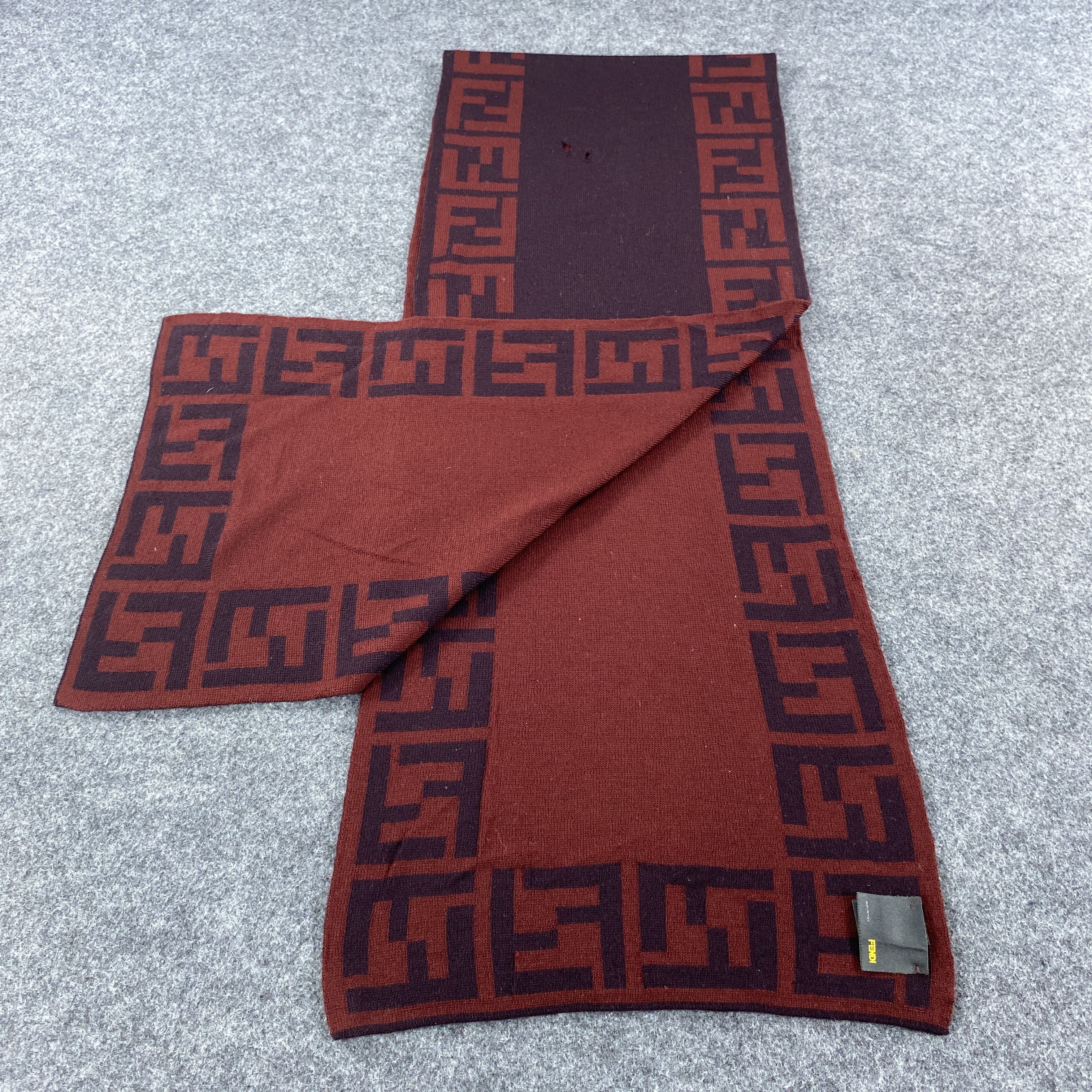 Fendi × Vintage FENDI Scarf # Muffler # Neckwear # D462 Size ONE SIZE - 5 Thumbnail